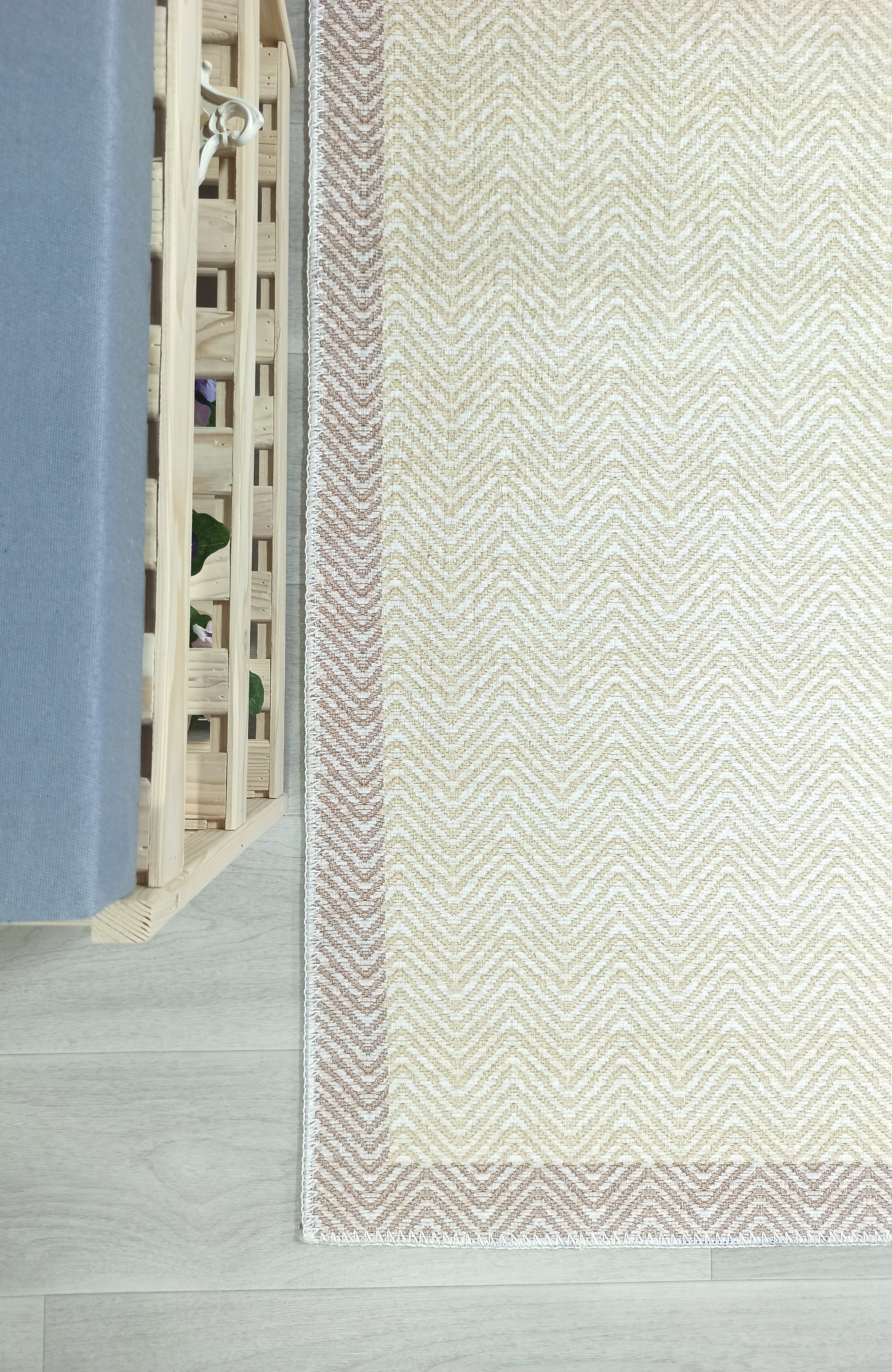 Scandinavian Nordic design Modern Beige Area Rug