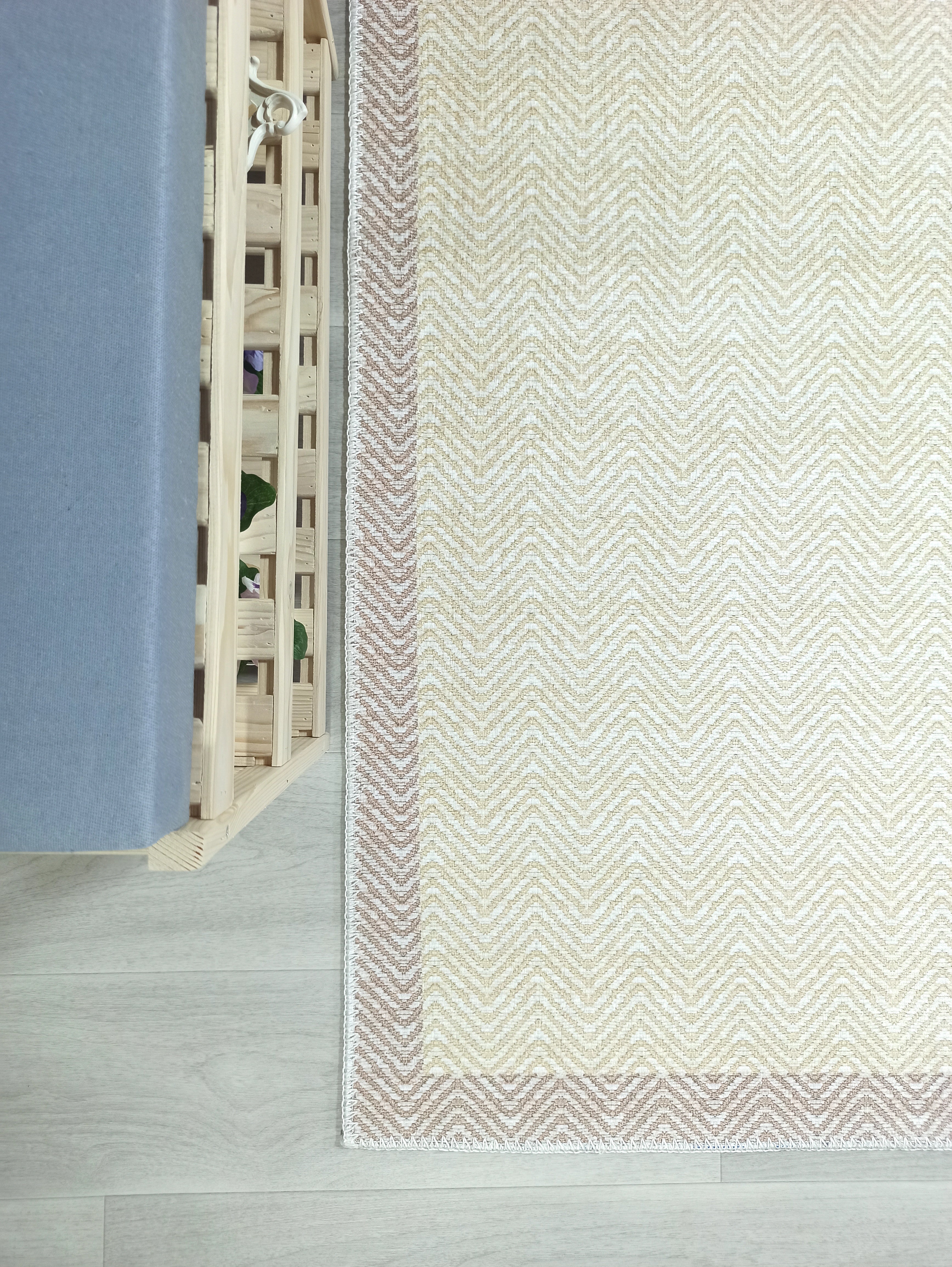 Scandinavian Nordic design Modern Beige Area Rug