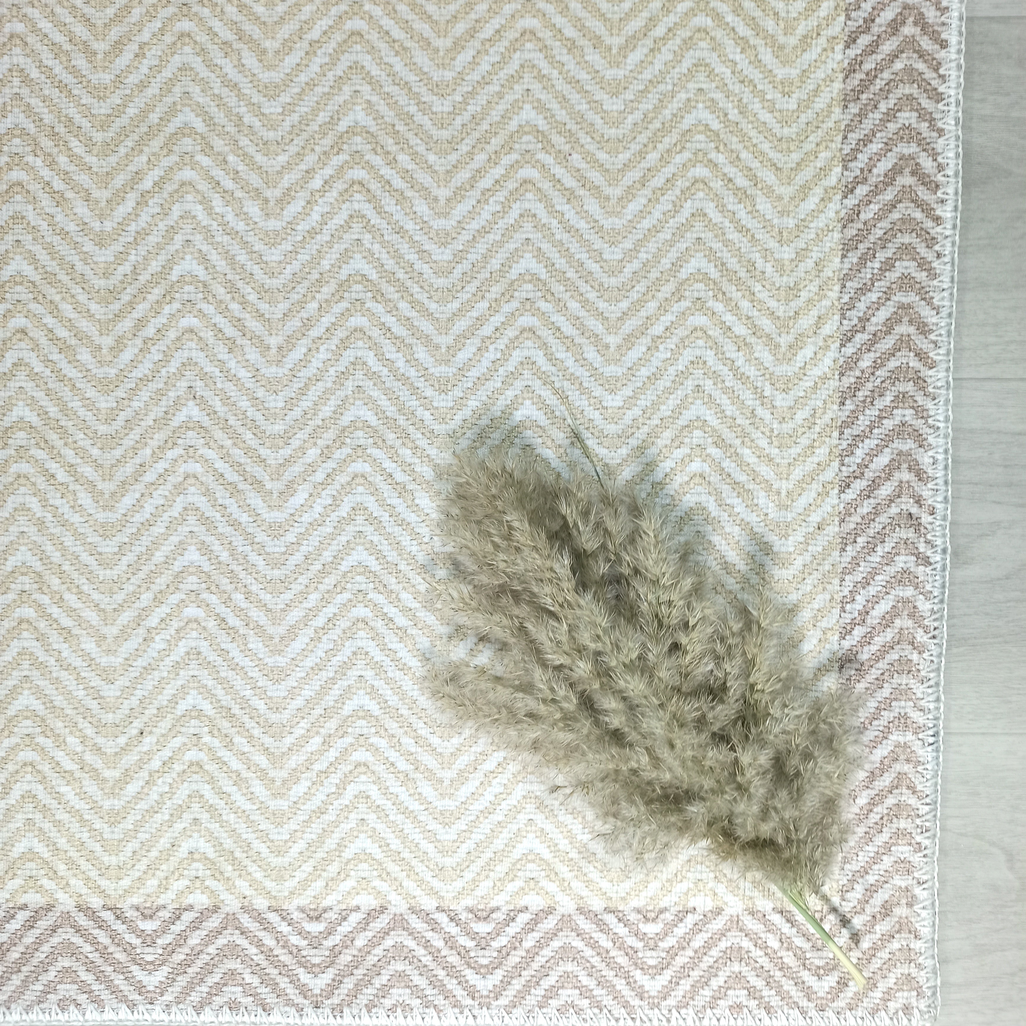 Scandinavian Nordic design Modern Beige Area Rug