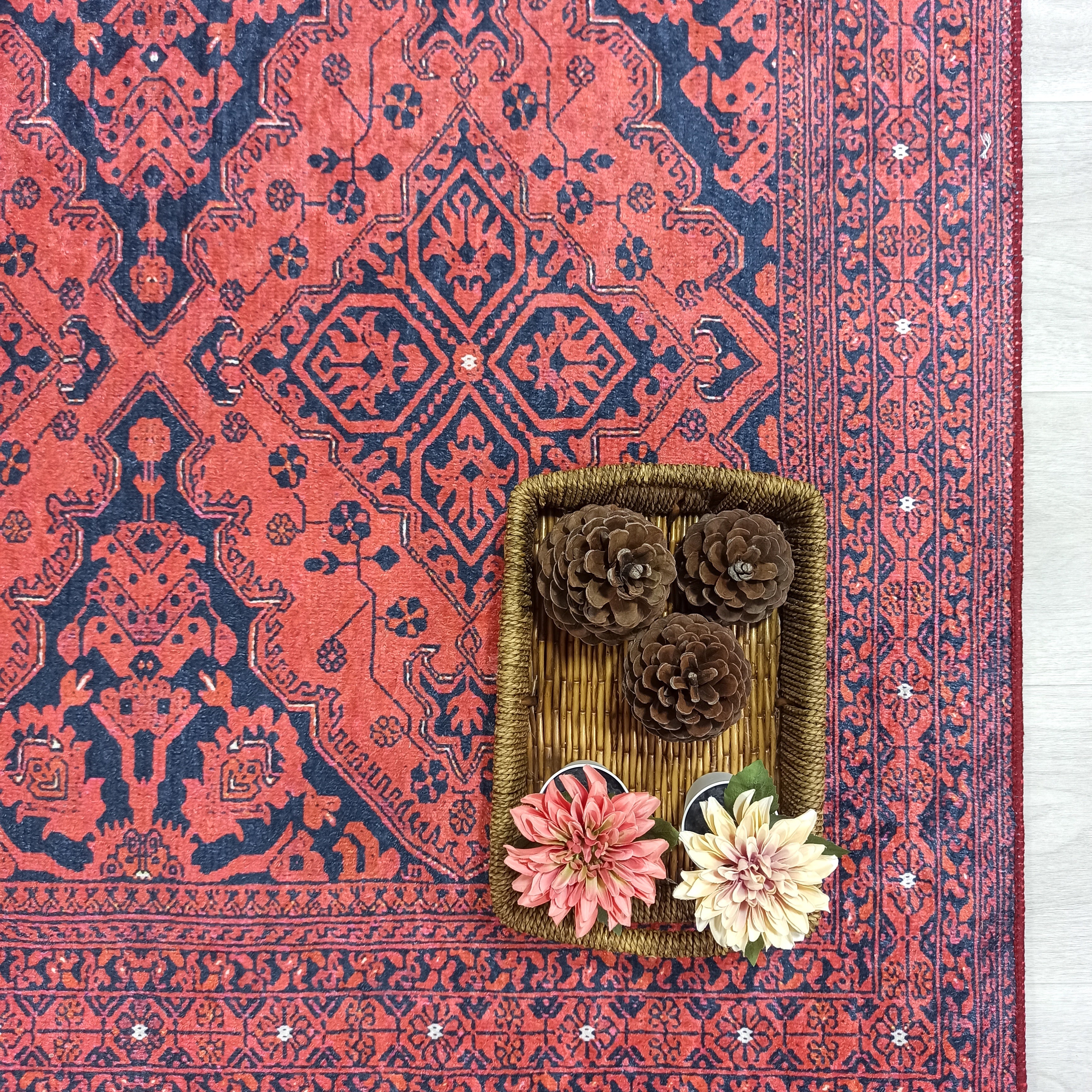 Lunya Turkish Red Oriental Rug