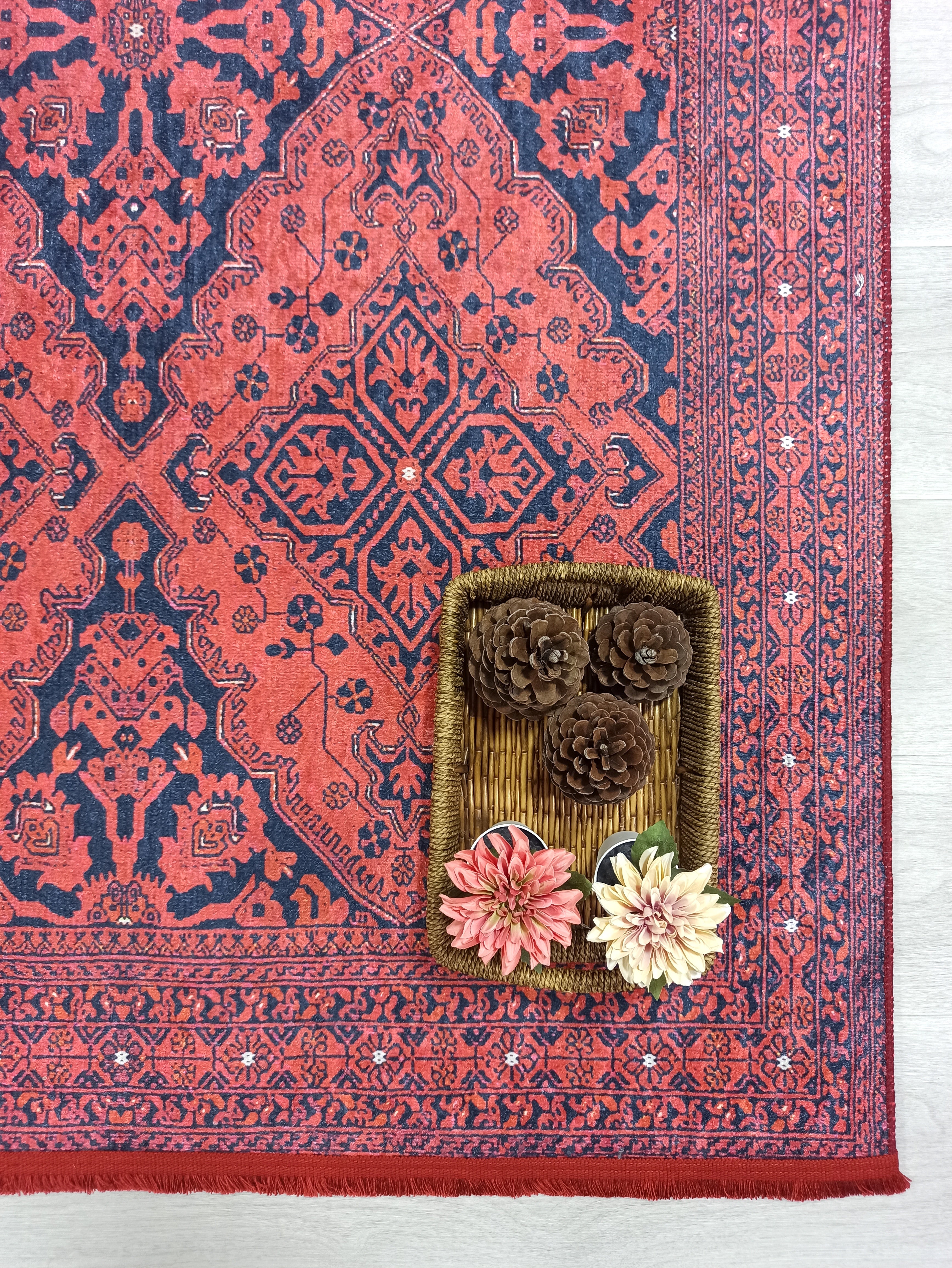 Lunya Turkish Red Oriental Rug