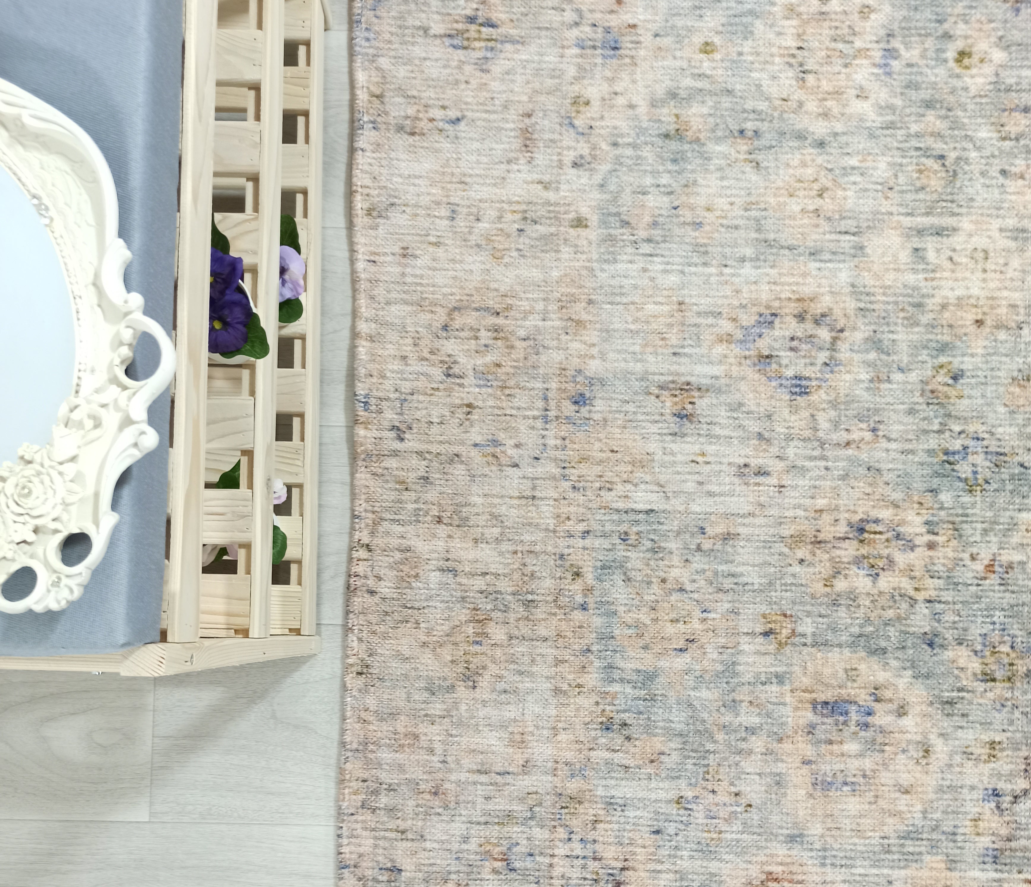 Lubna Turkish Vintage Style Beige-Blush Rug