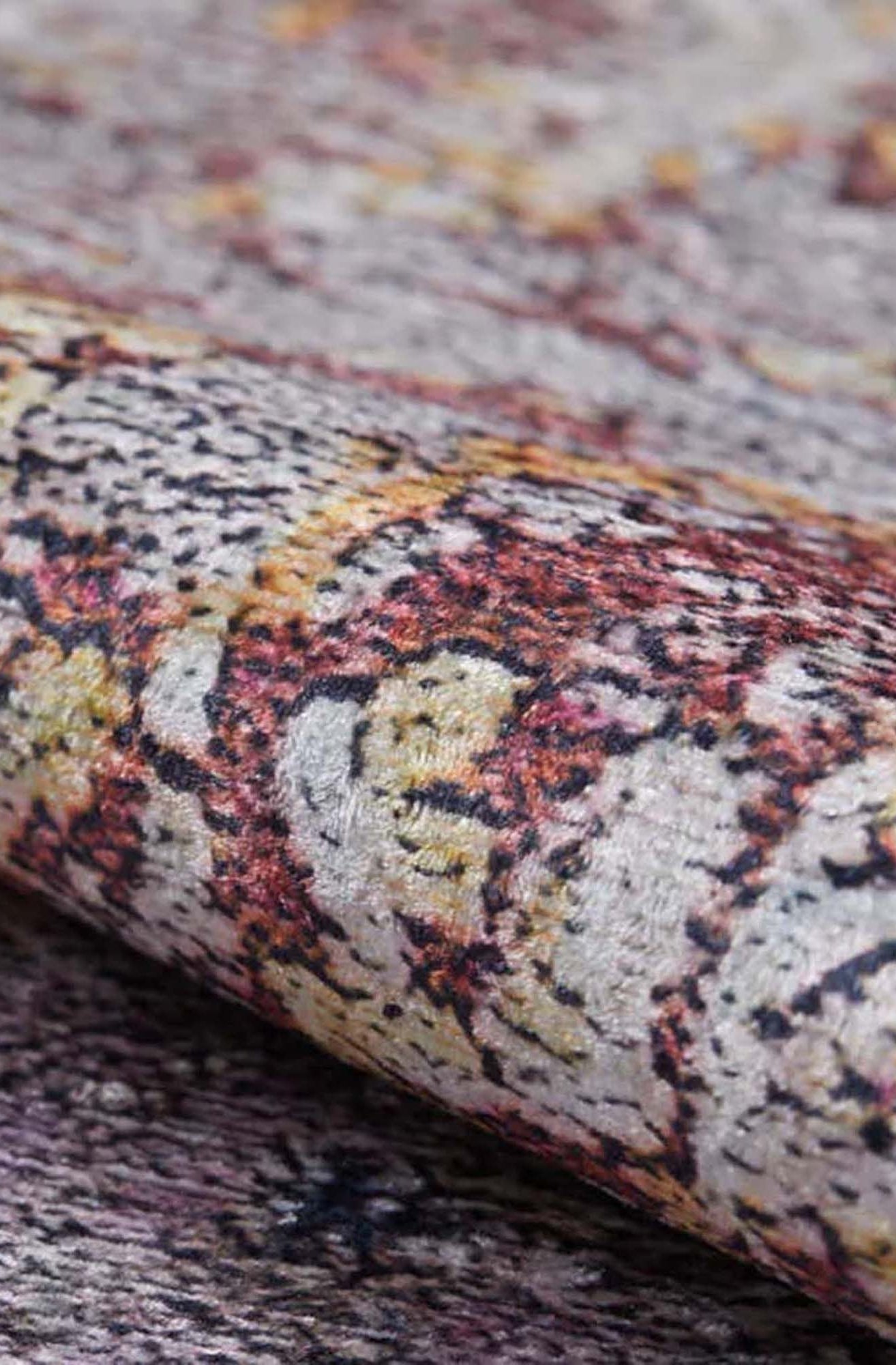 Iva Abstract Ivory Beige Gold Brown Rug