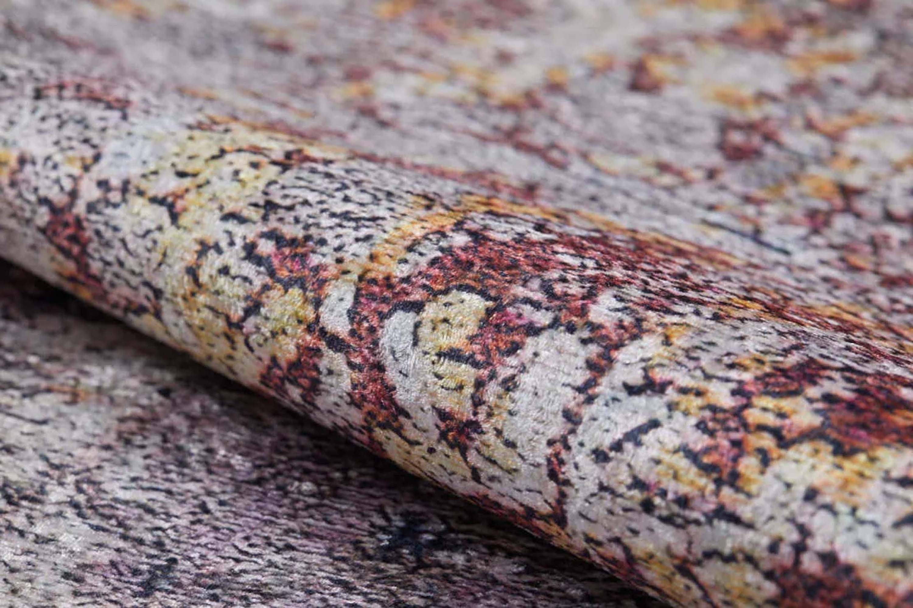 Iva Abstract Ivory Beige Gold Brown Rug