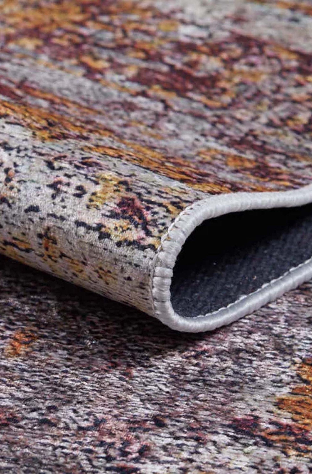 Iva Abstract Ivory Beige Gold Brown Rug