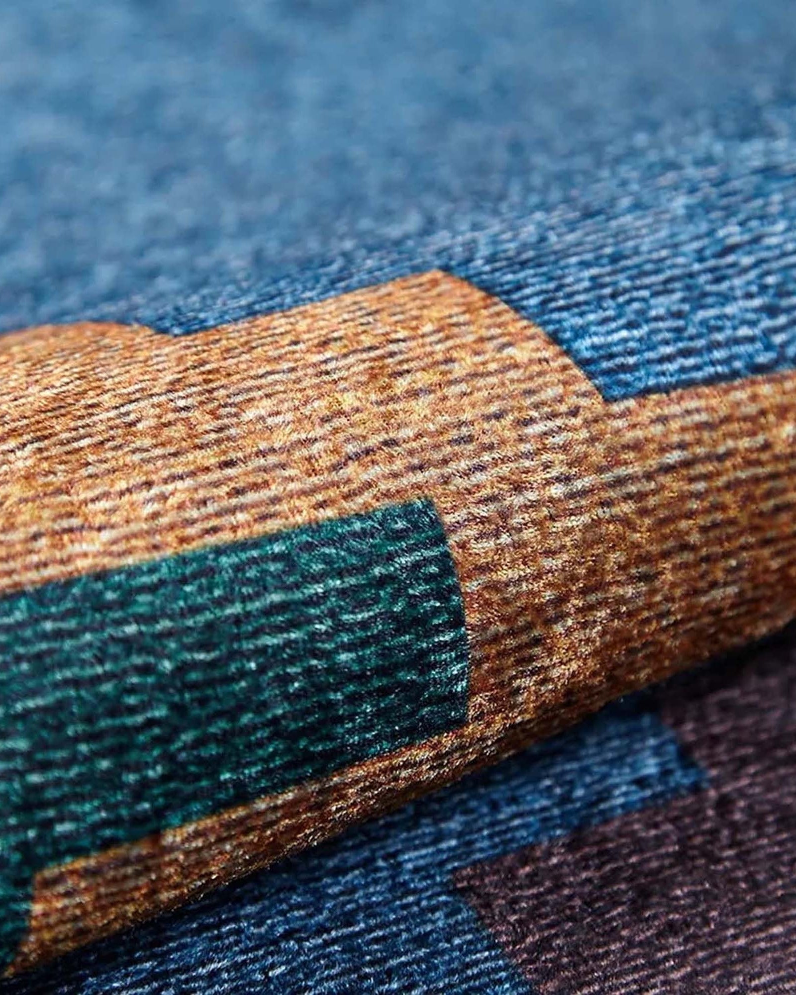 Jinwa Turkish Kilim Beige Blue Rug