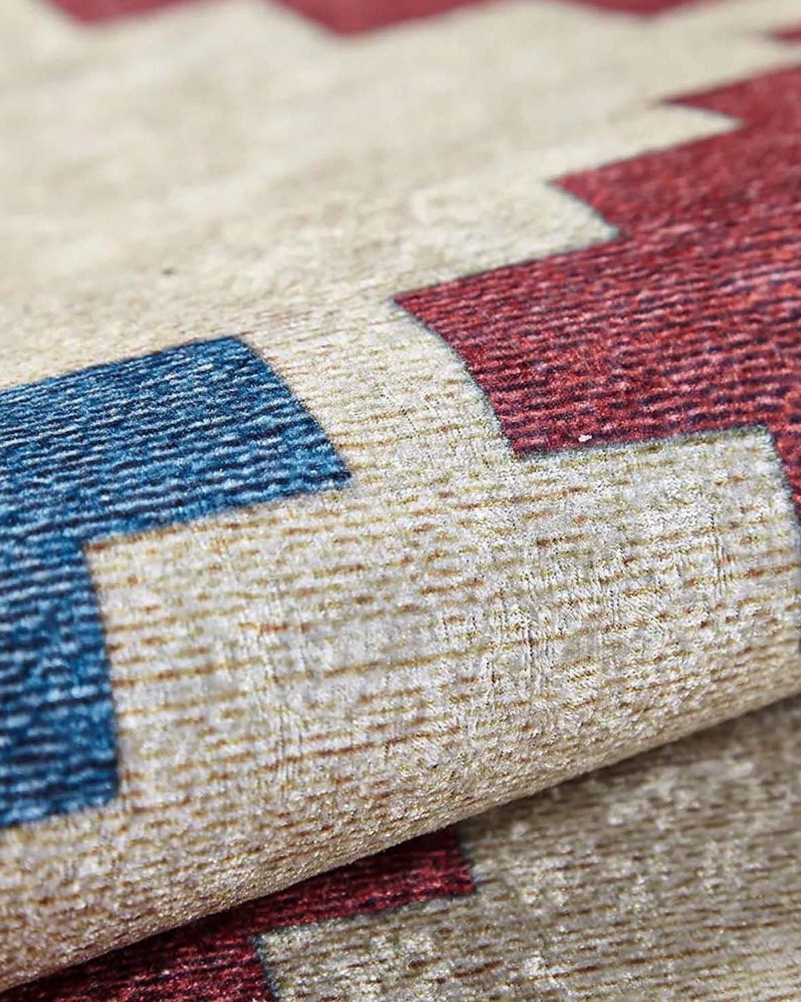 Jinwa Turkish Kilim Beige Blue Rug
