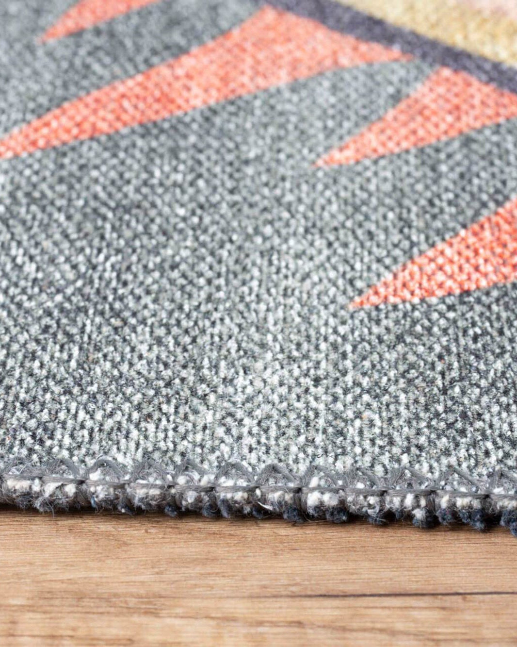 Kaplan Tibetan Tiger Orange & Faded Green Rug