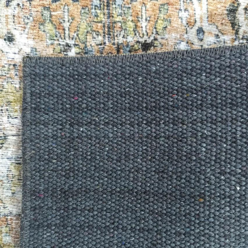 Karmila Rug Oushak Earth Tones Olive Turkish Rug