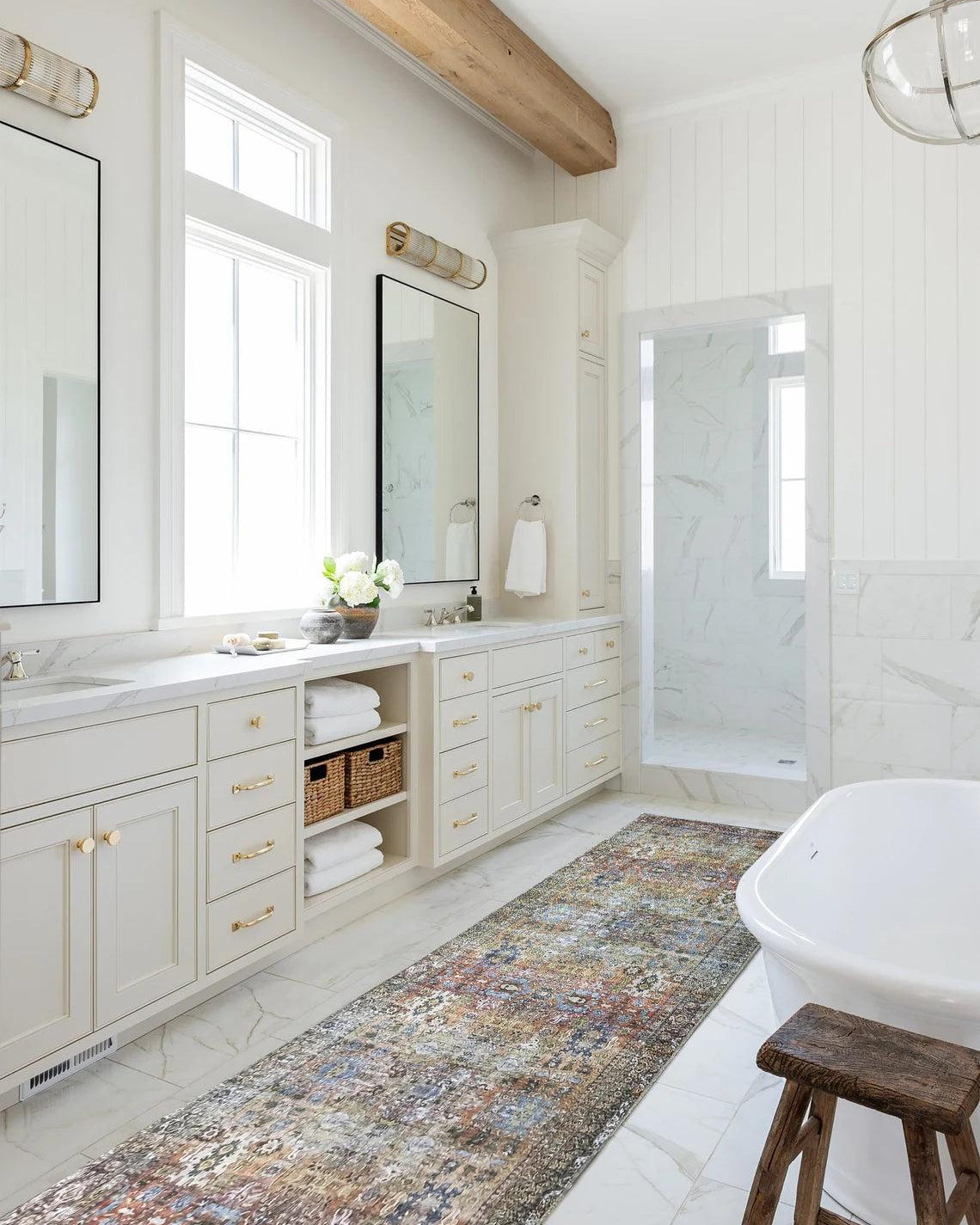 Karmila Rug Oushak Earth Tones Olive Turkish Rug