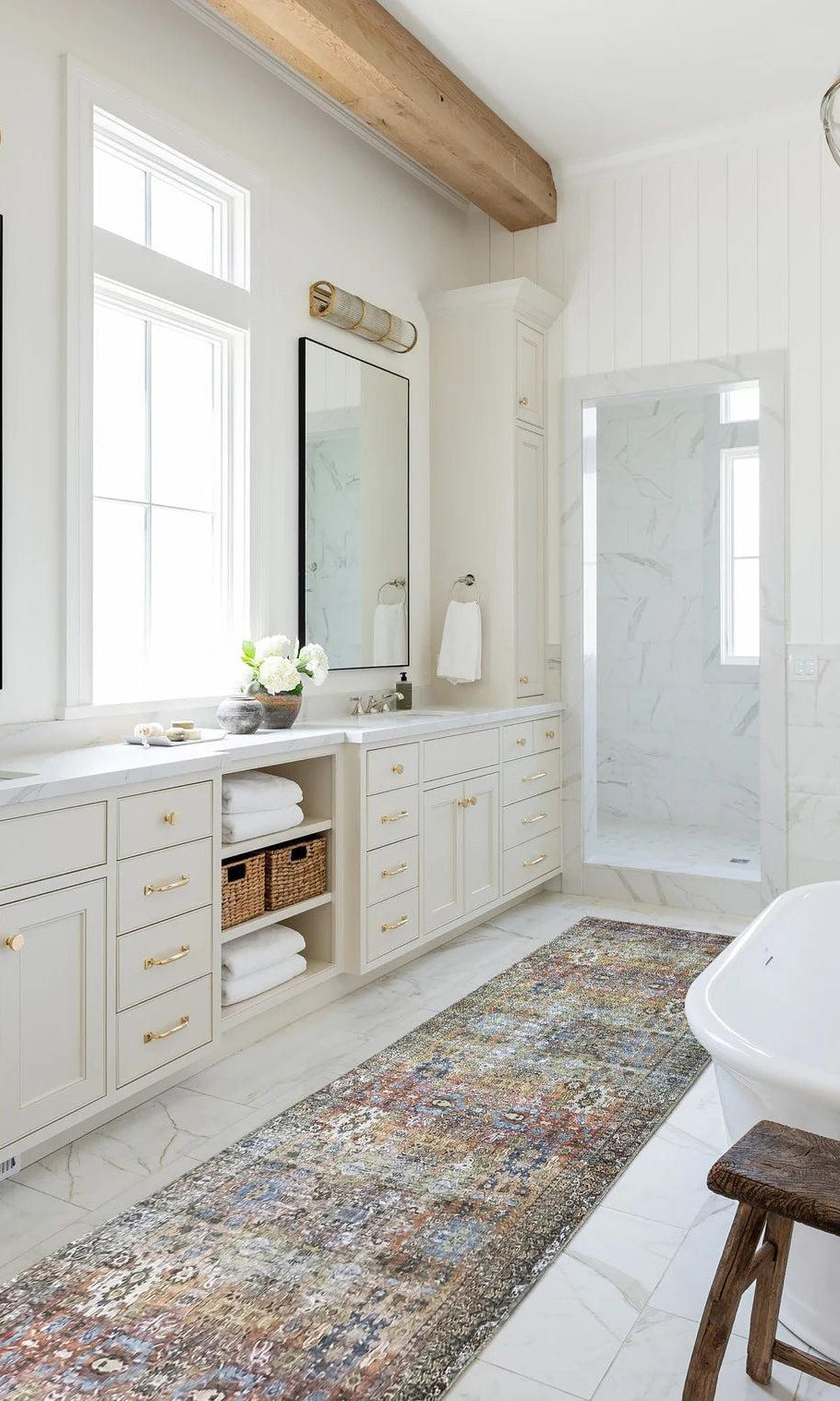 Karmila Rug Oushak Earth Tones Olive Turkish Rug