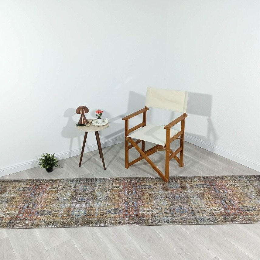 Karmila Rug Oushak Earth Tones Olive Turkish Rug