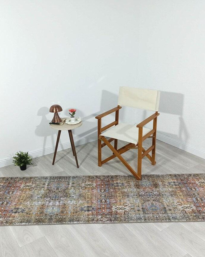 Karmila Rug Oushak Earth Tones Olive Turkish Rug