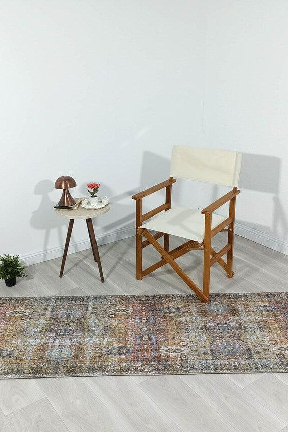 Karmila Rug Oushak Earth Tones Olive Turkish Rug