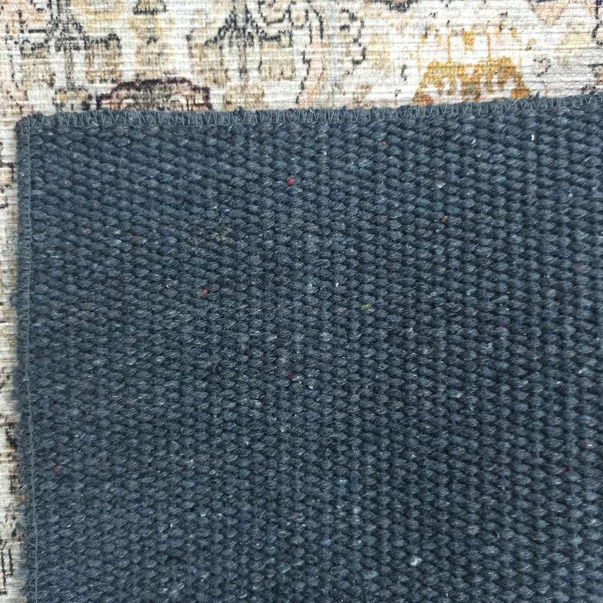 Karta Rug Turkish Vintage Beige Brown Floral Rug