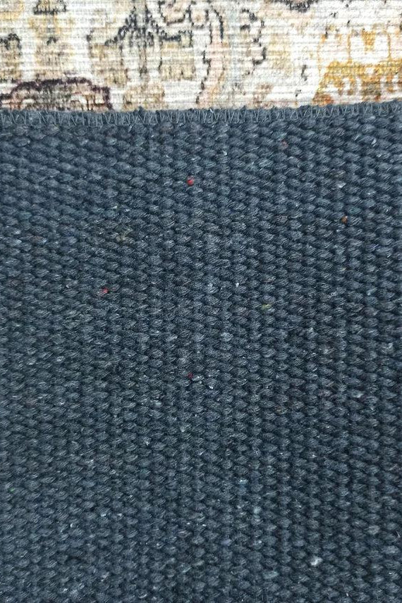 Karta Rug Turkish Vintage Beige Brown Floral Rug