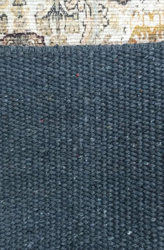 Karta Rug Turkish Vintage Beige Brown Floral Rug