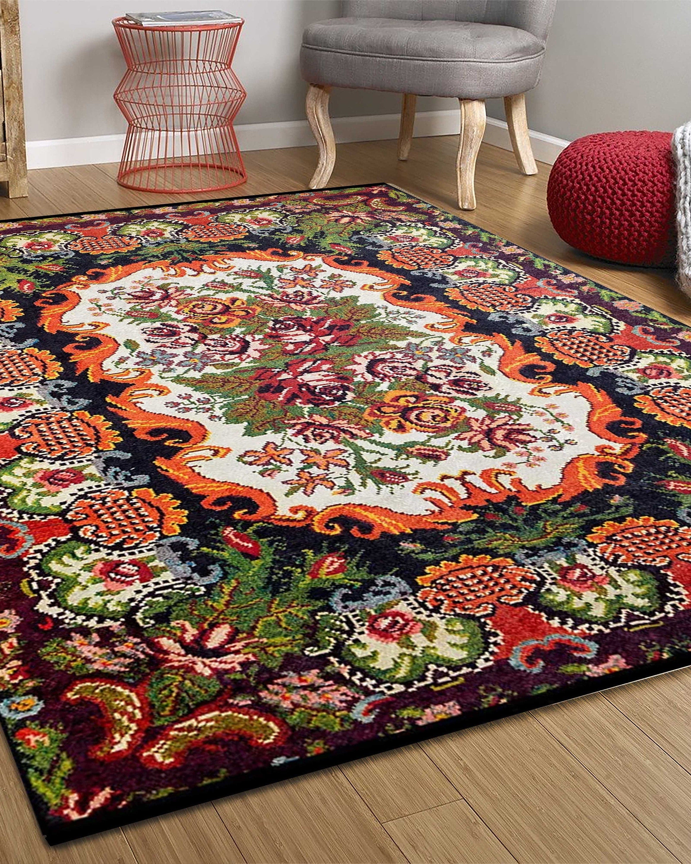 Kiara Karabagh Turkish Azerbaijani Floral Rug