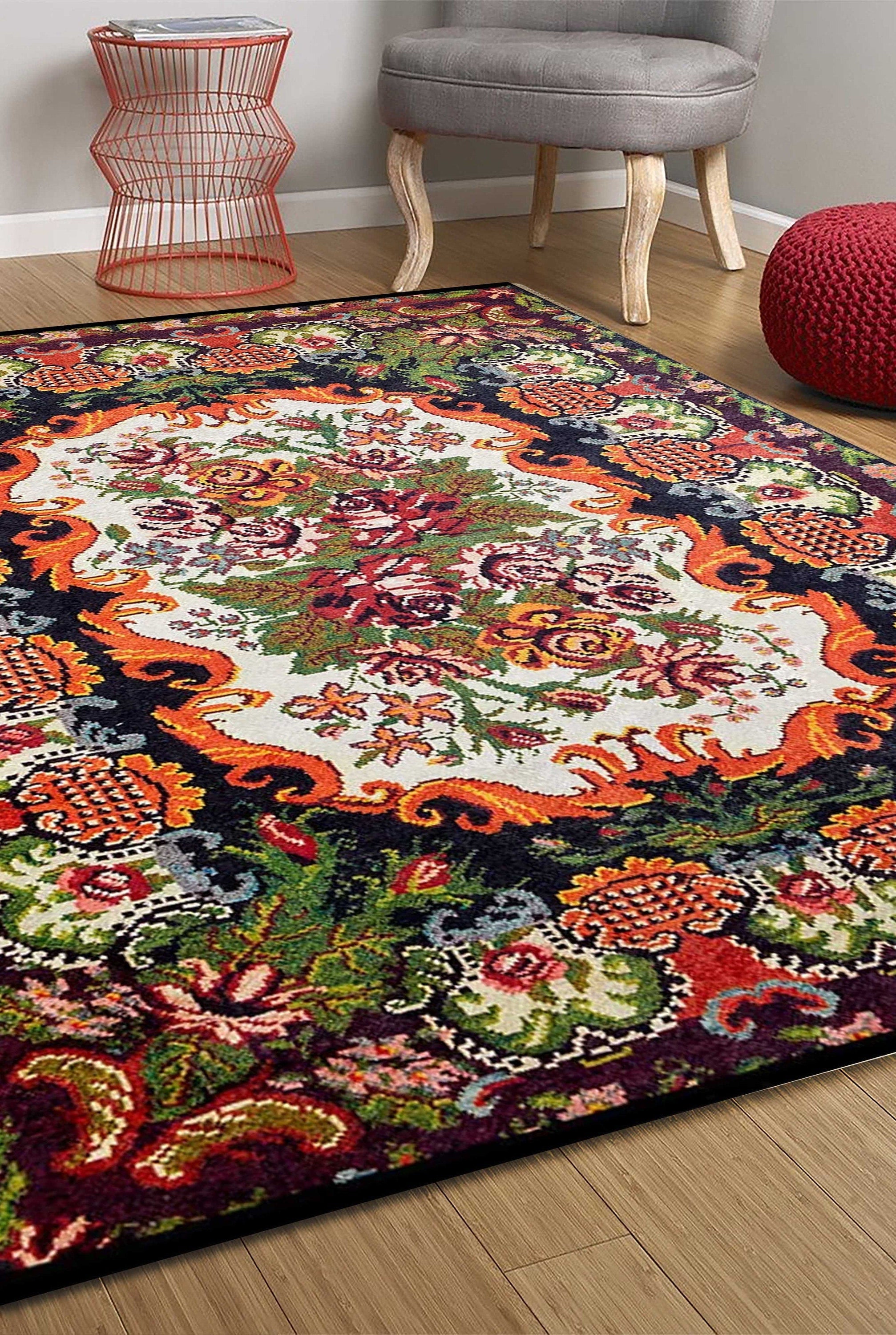 Kiara Karabagh Turkish Azerbaijani Floral Rug