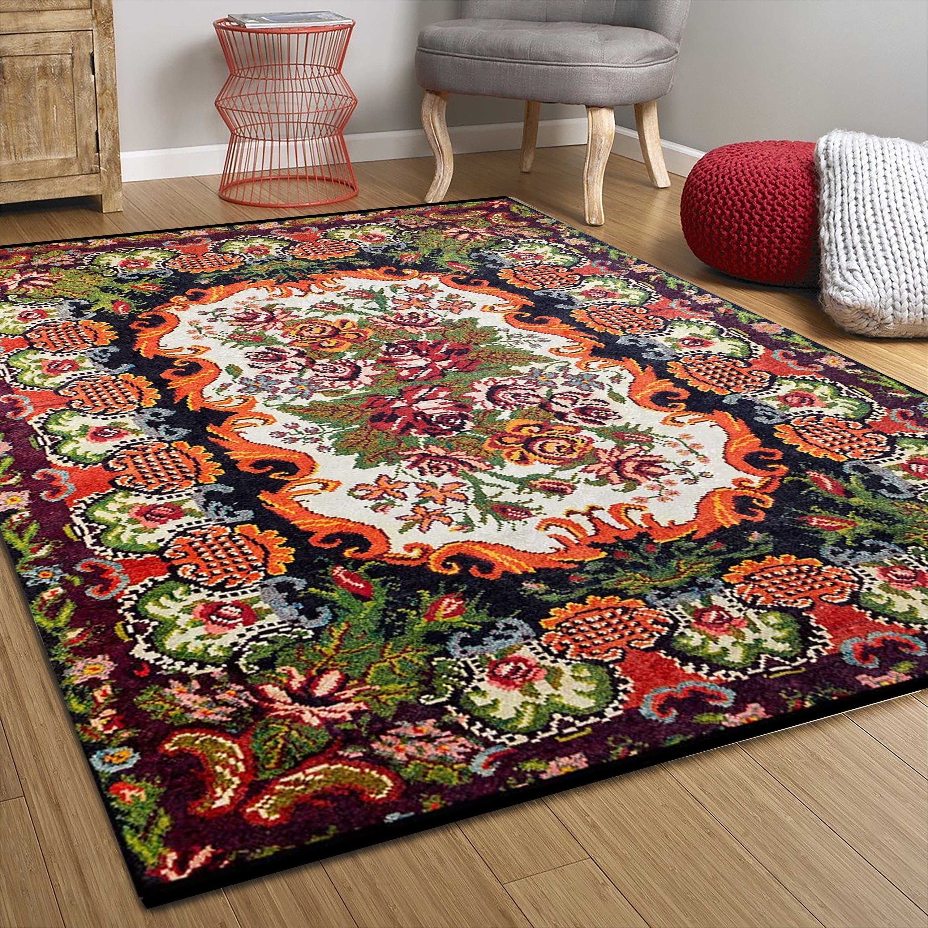 Kiara Karabagh Turkish Azerbaijani Floral Rug