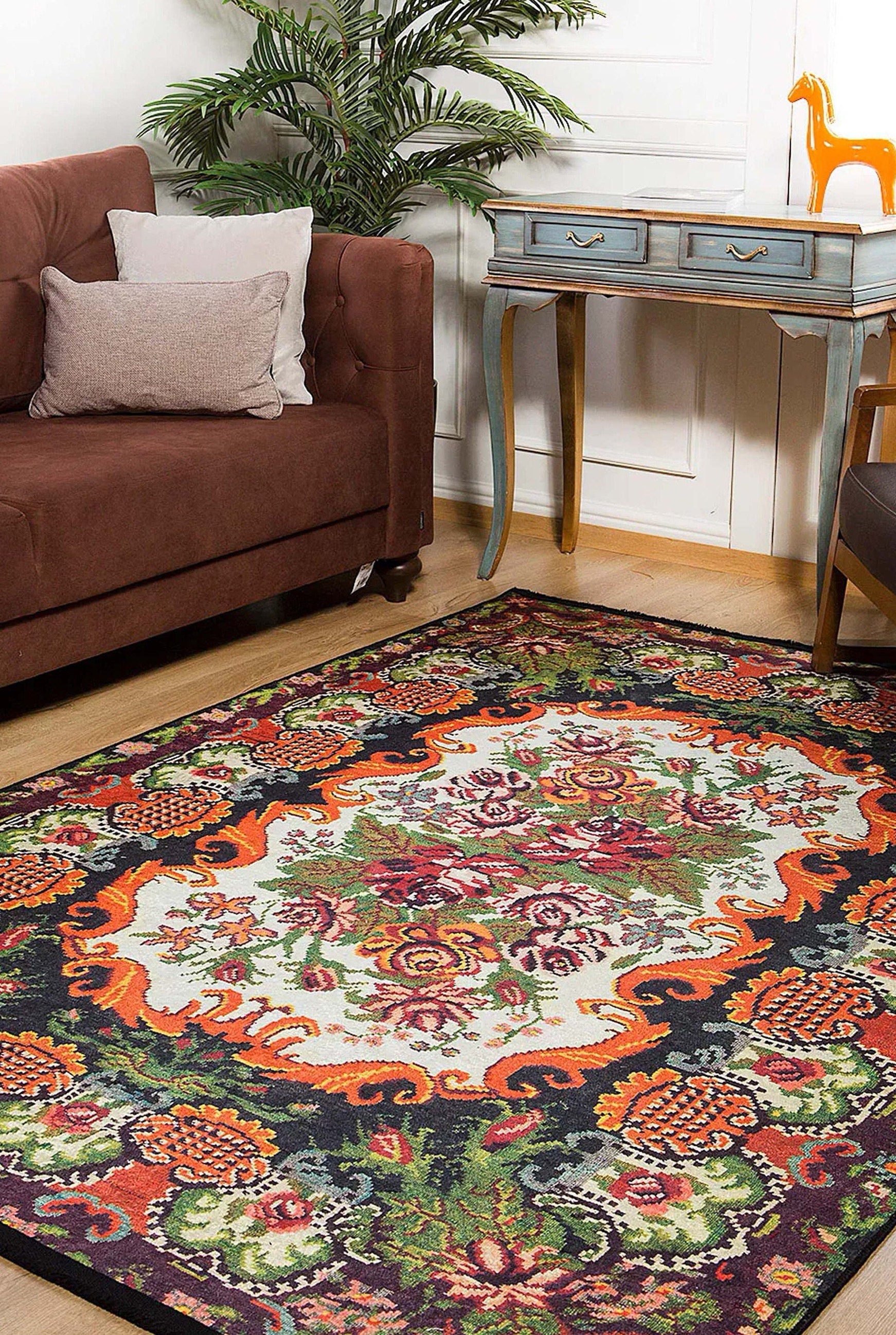 Kiara Karabagh Turkish Azerbaijani Floral Rug