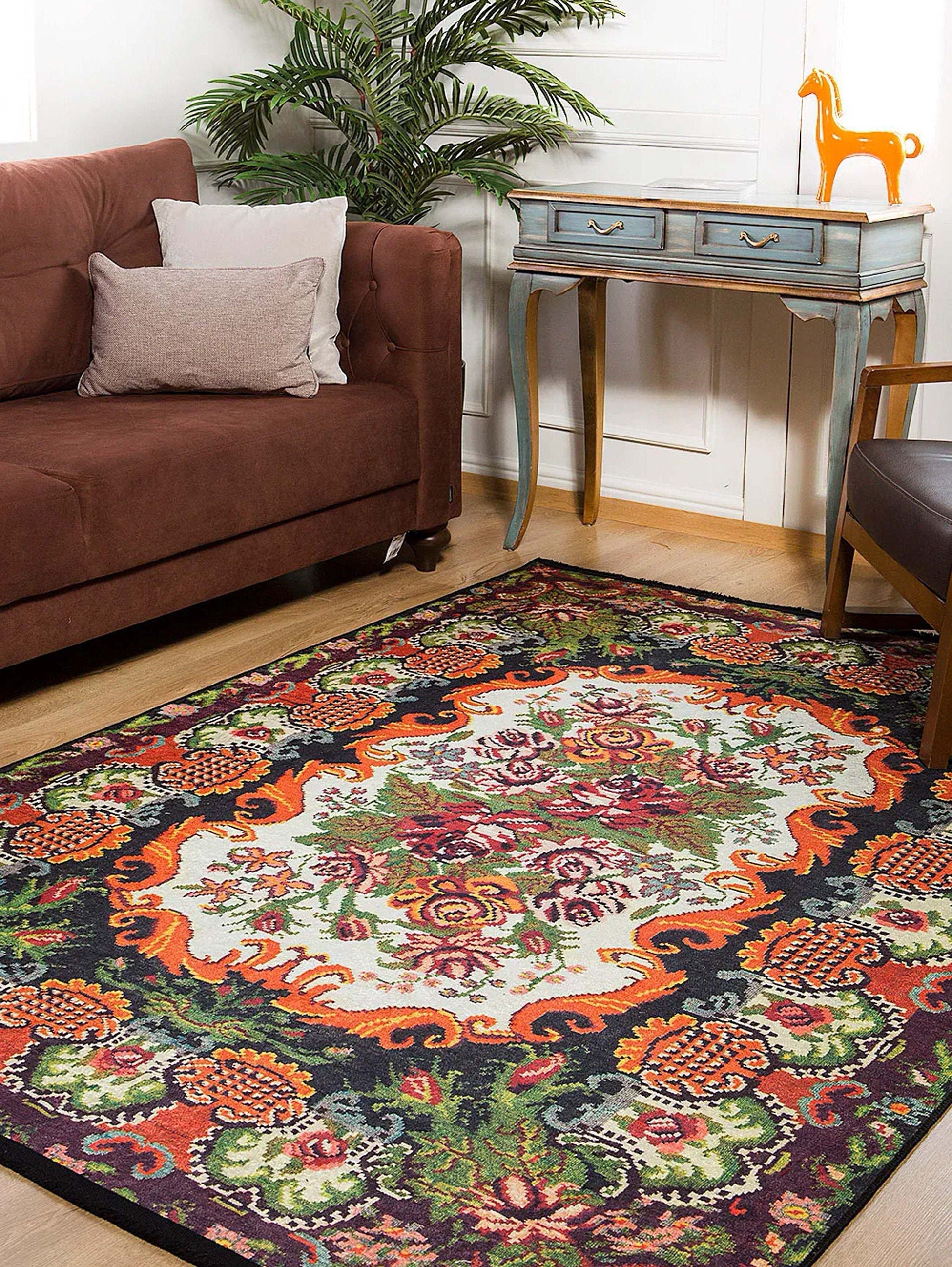 Kiara Karabagh Turkish Azerbaijani Floral Rug
