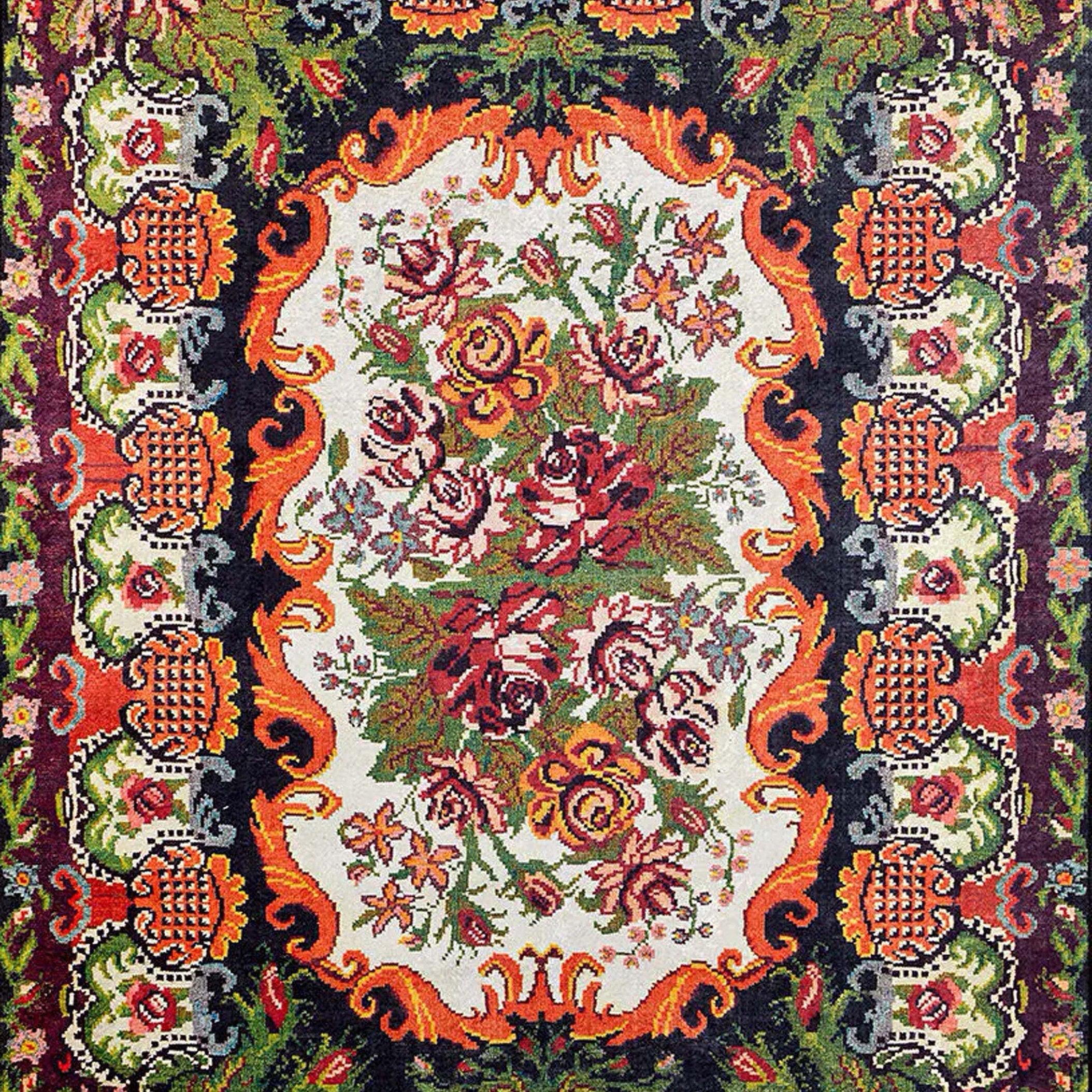 Kiara Karabagh Turkish Azerbaijani Floral Rug