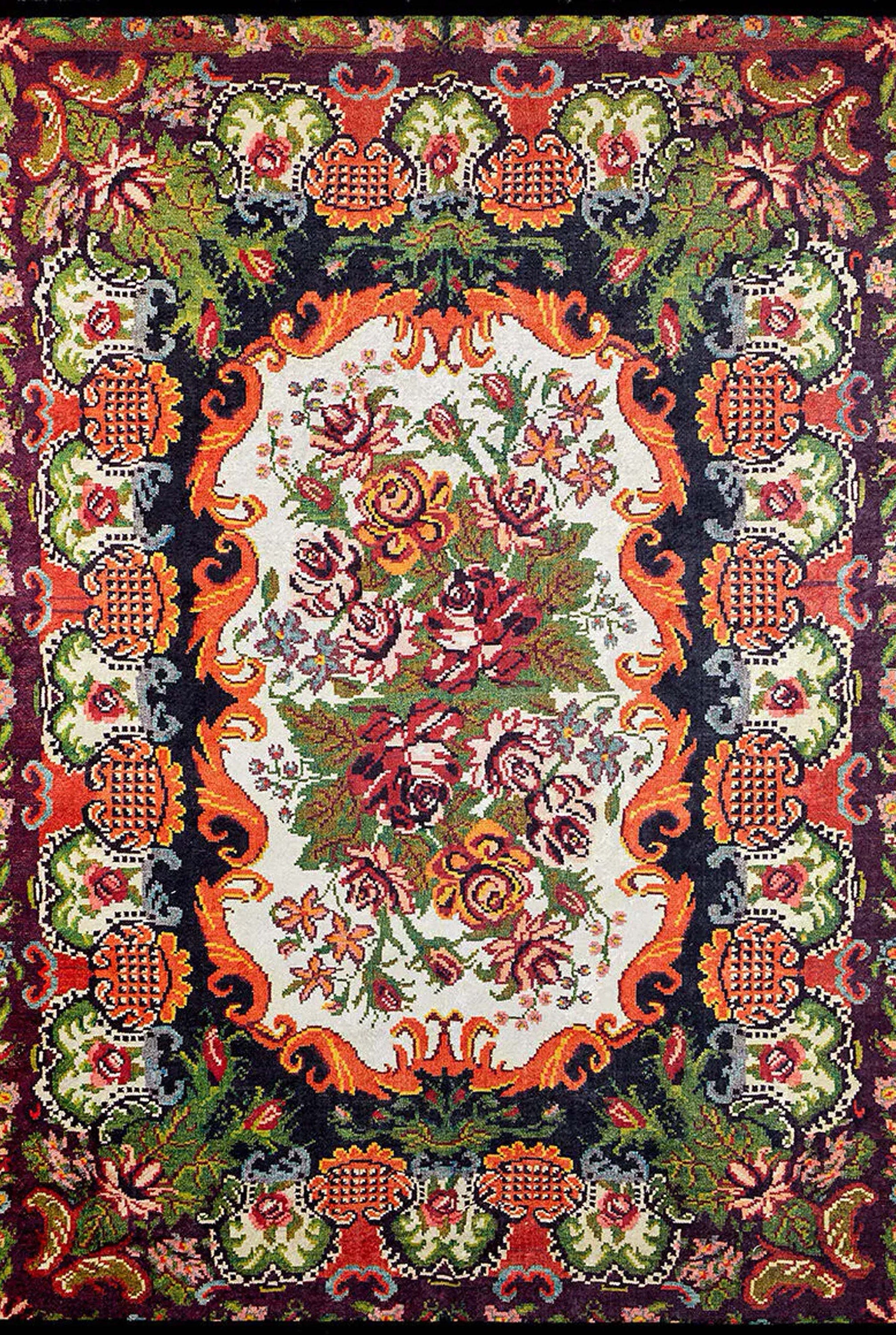 Kiara Karabagh Turkish Azerbaijani Floral Rug