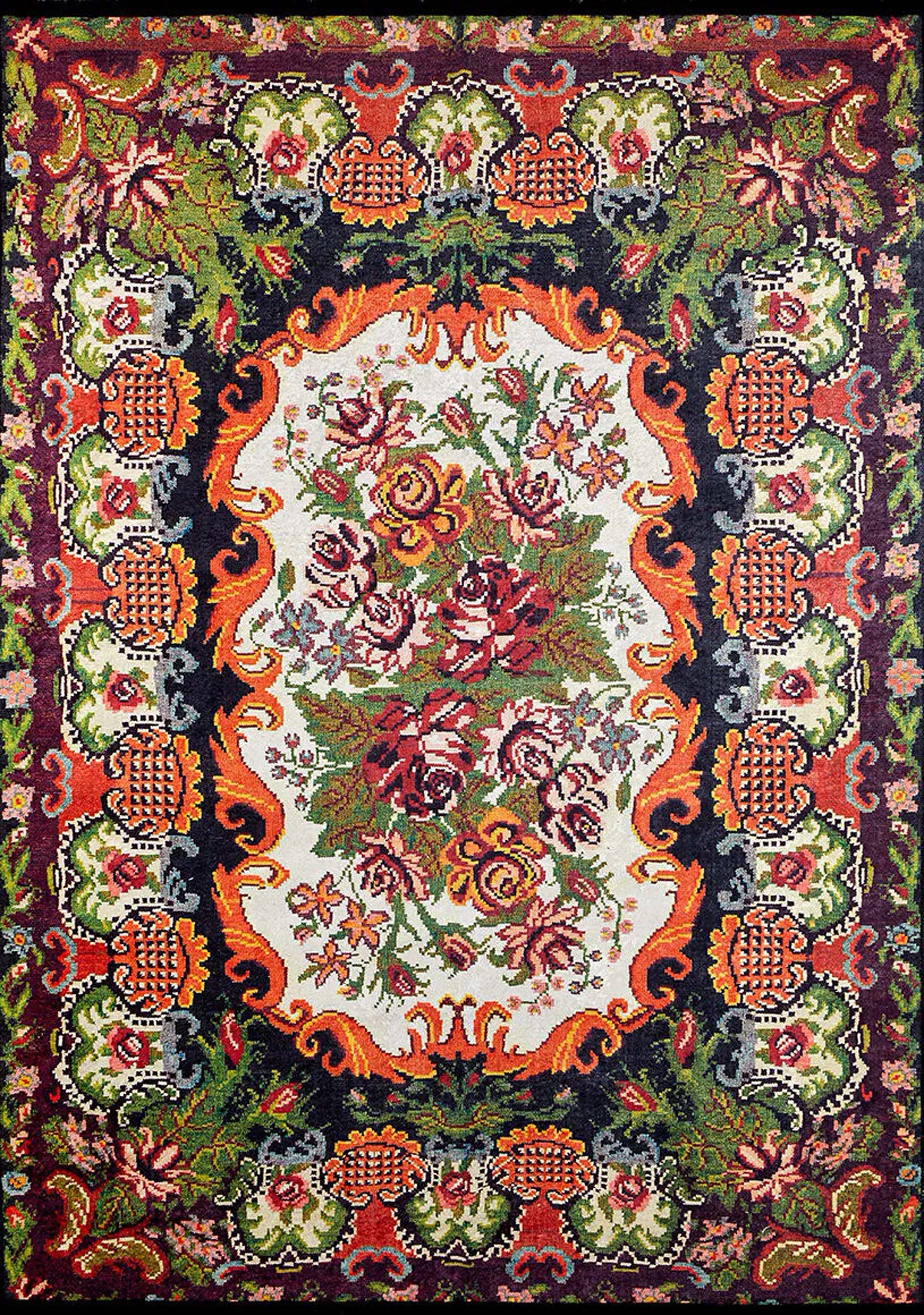 Kiara Karabagh Turkish Azerbaijani Floral Rug