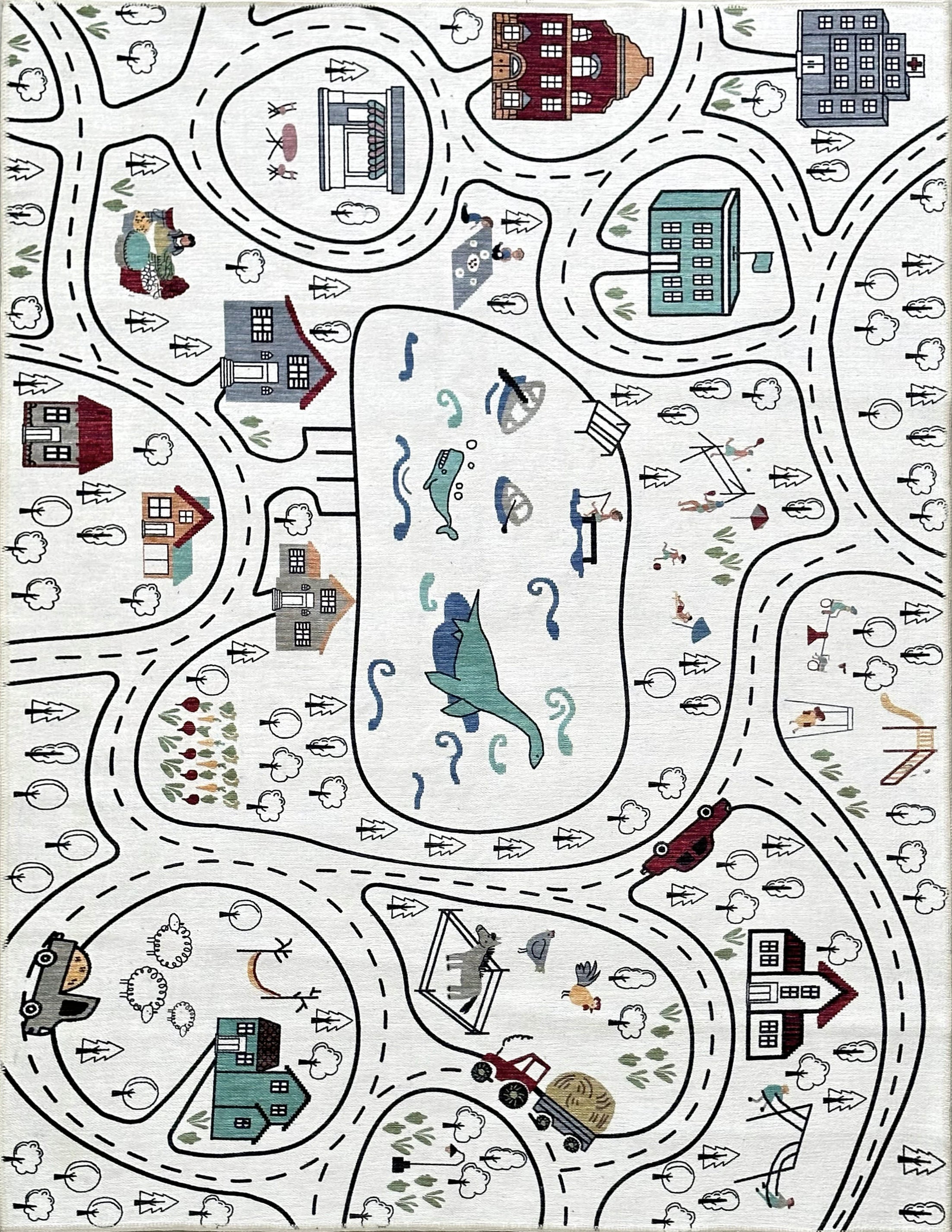 Neo Modern Kids Nursery Play Mat