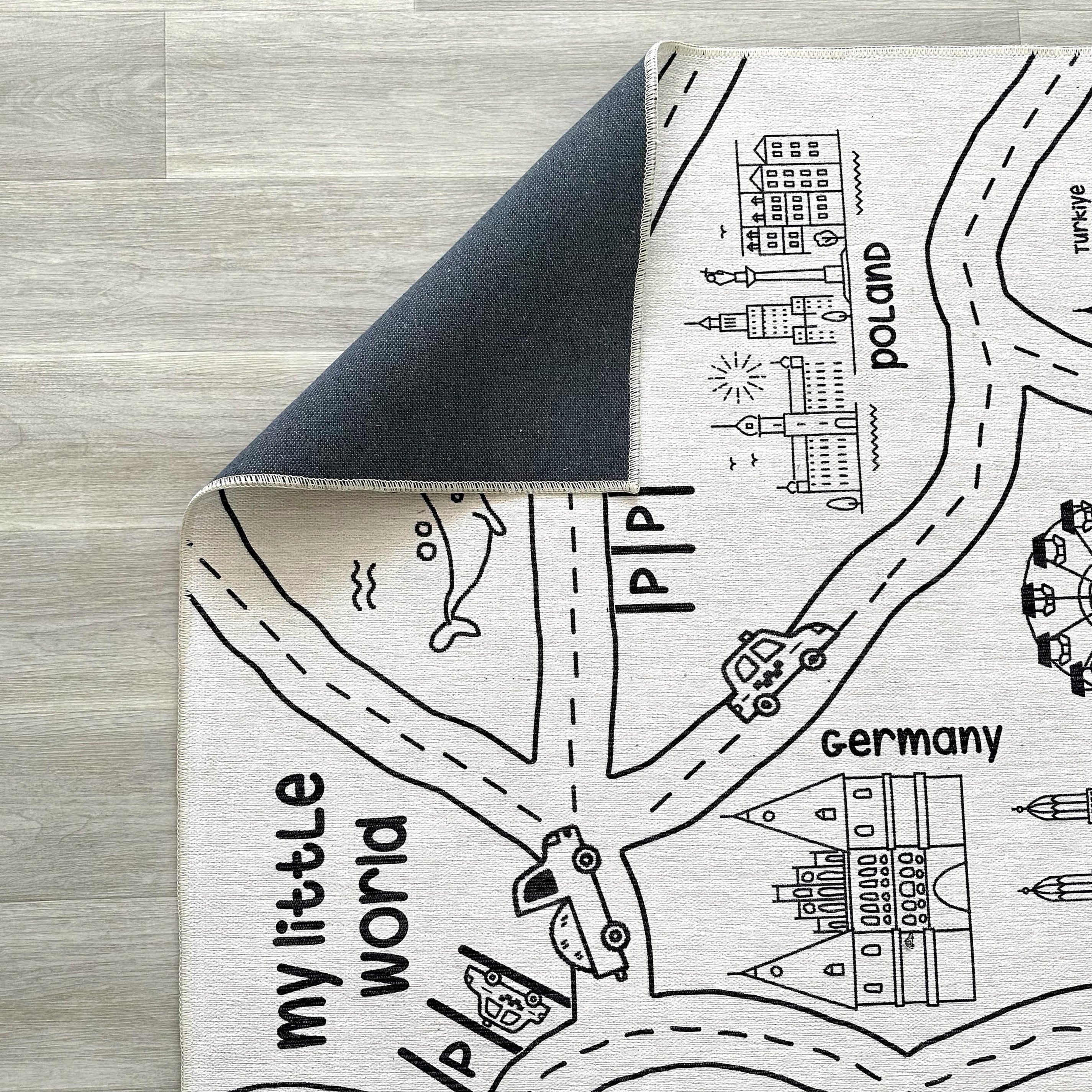Kids World Play Mat Rug