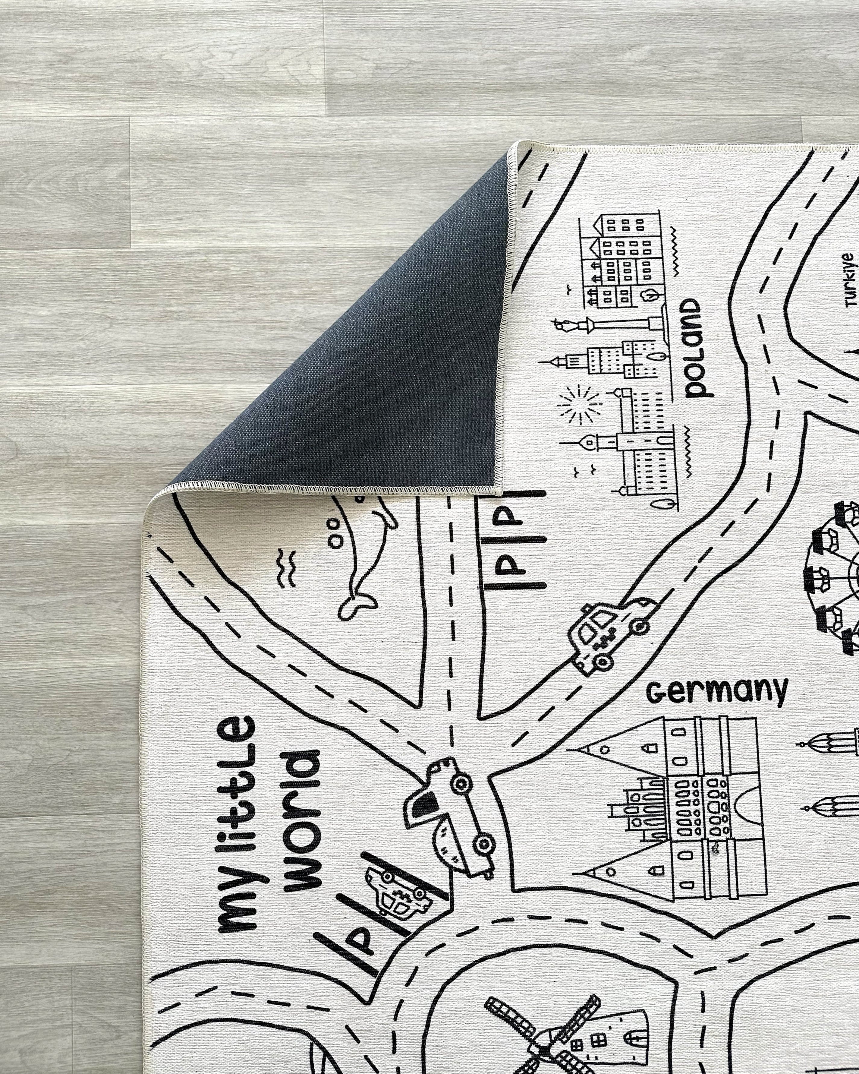 Kids World Play Mat Rug