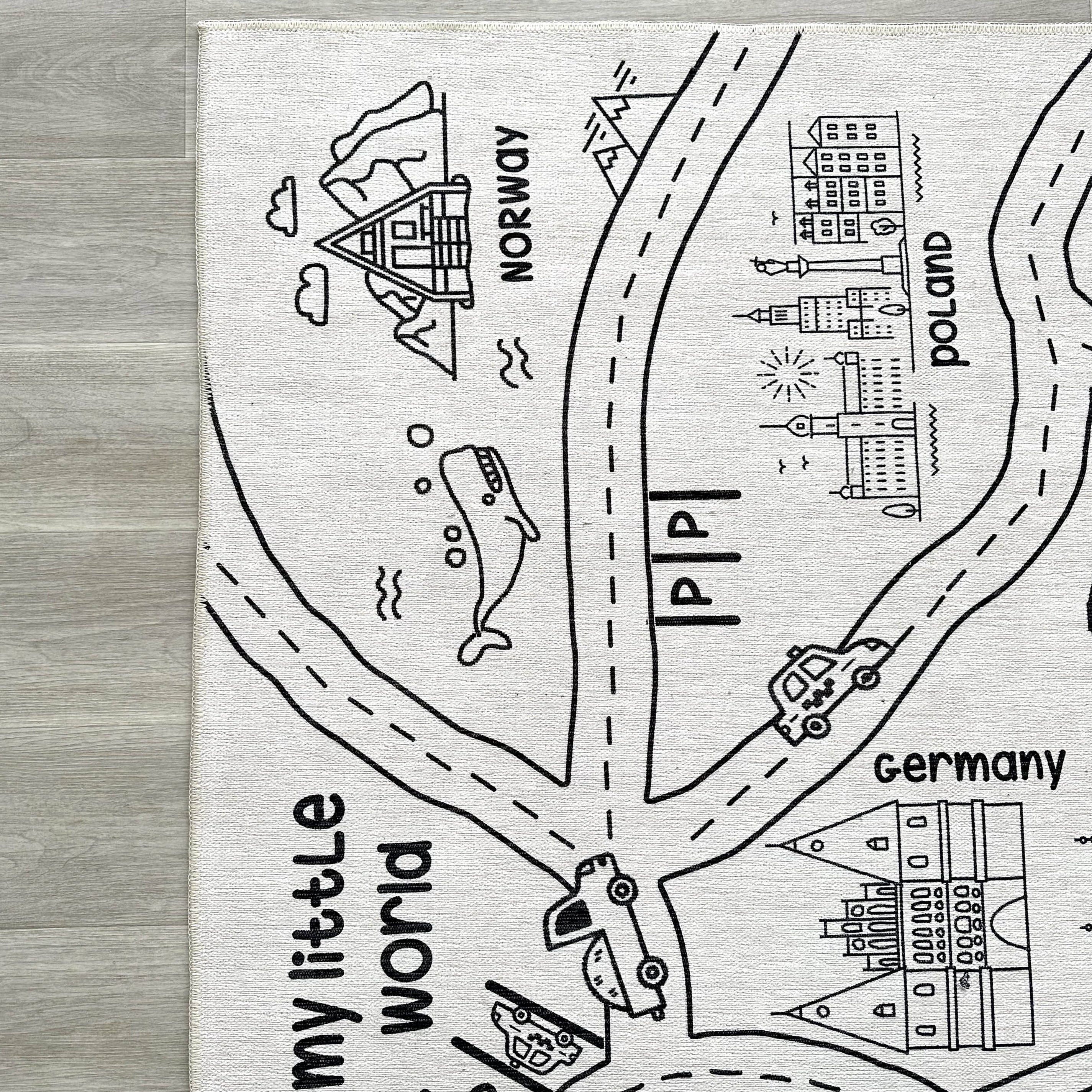 Kids World Play Mat Rug