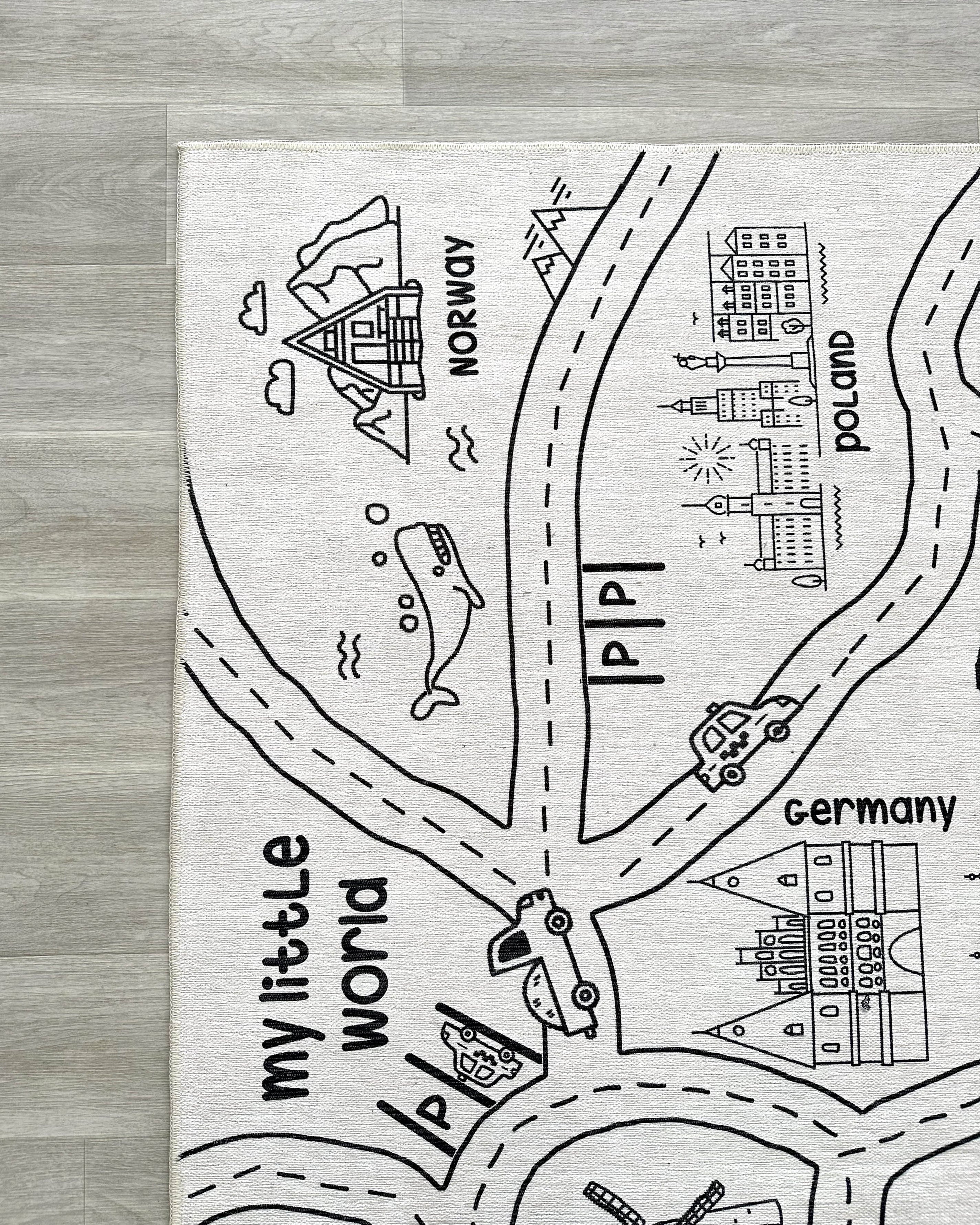 Kids World Play Mat Rug