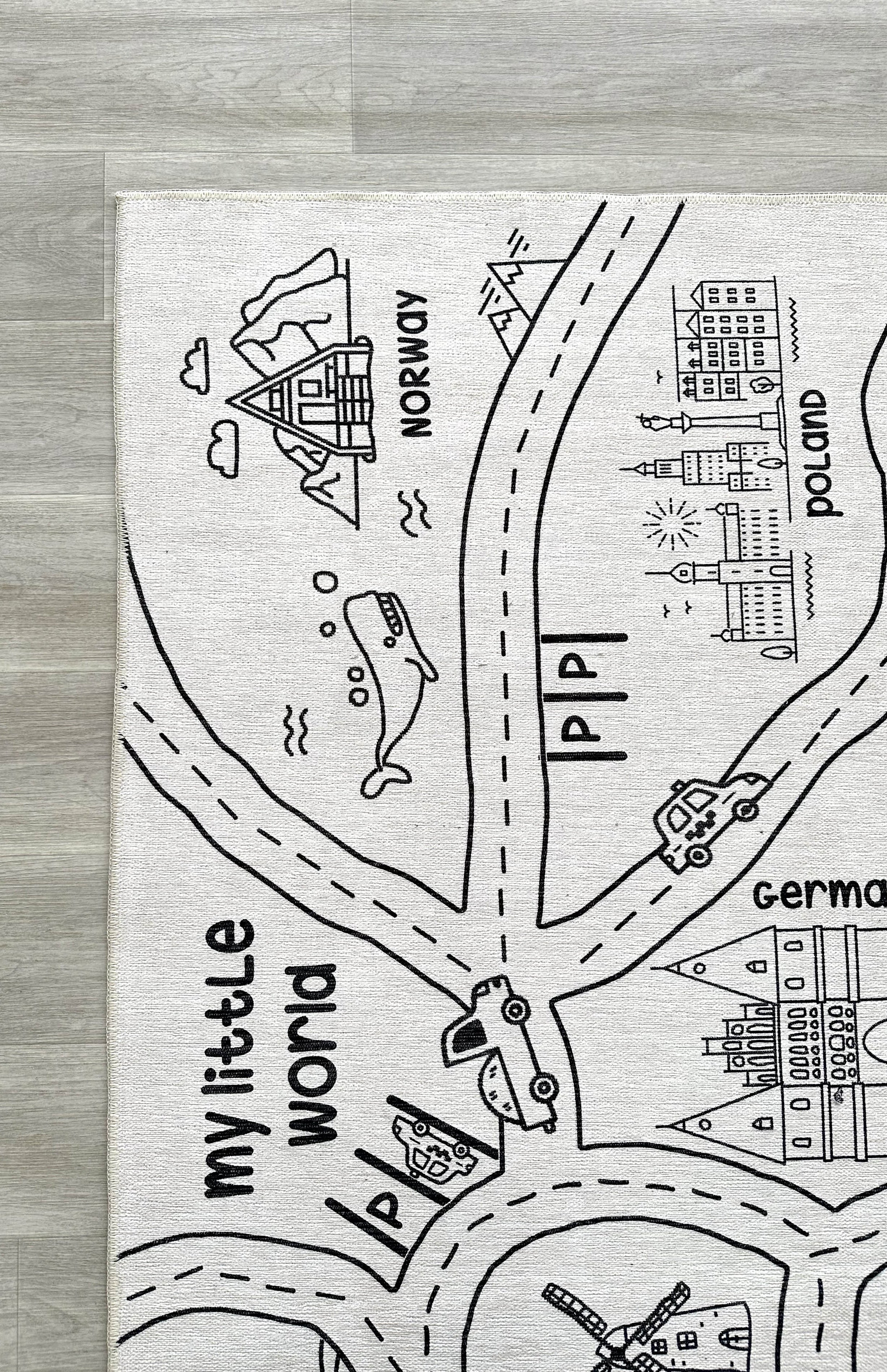 Kids World Play Mat Rug