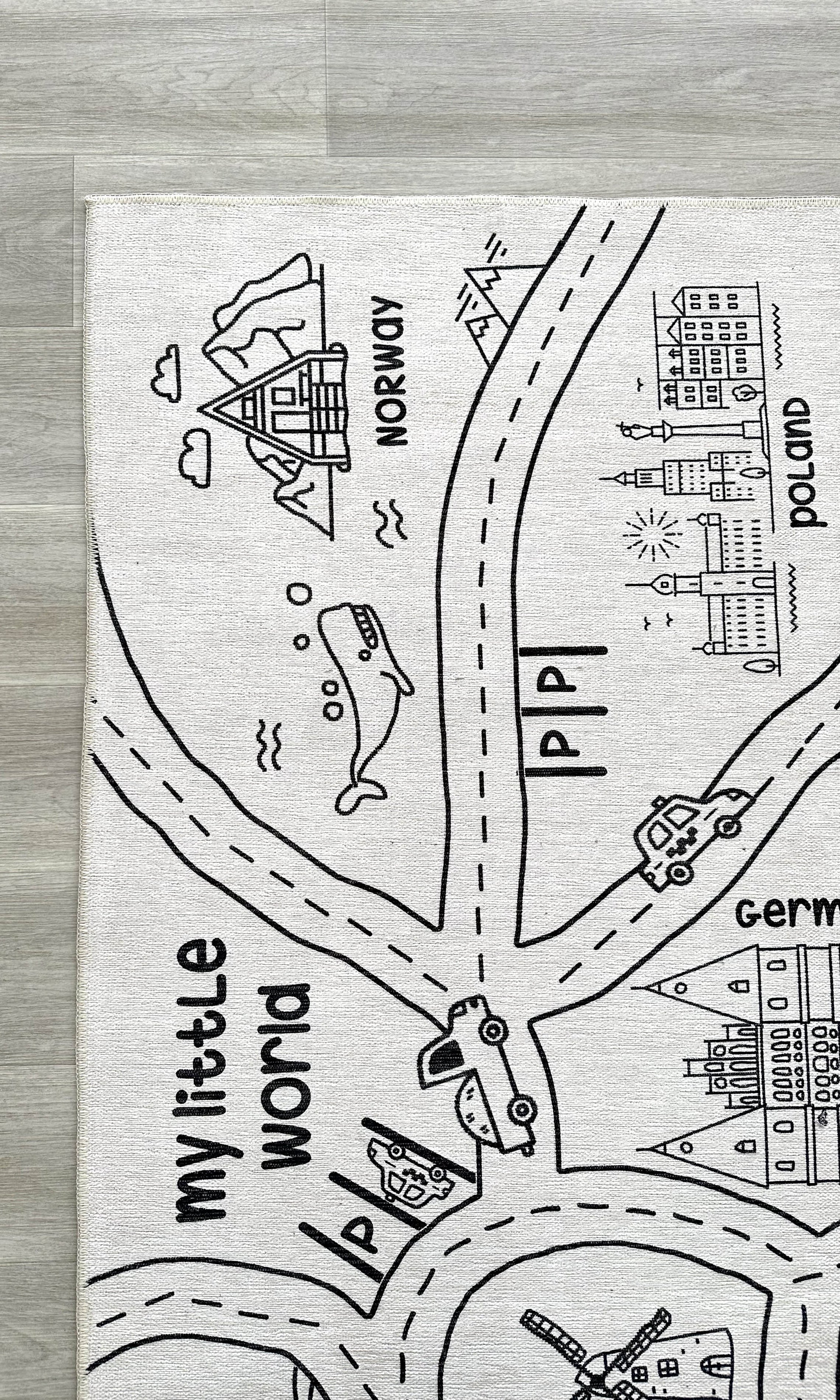 Kids World Play Mat Rug