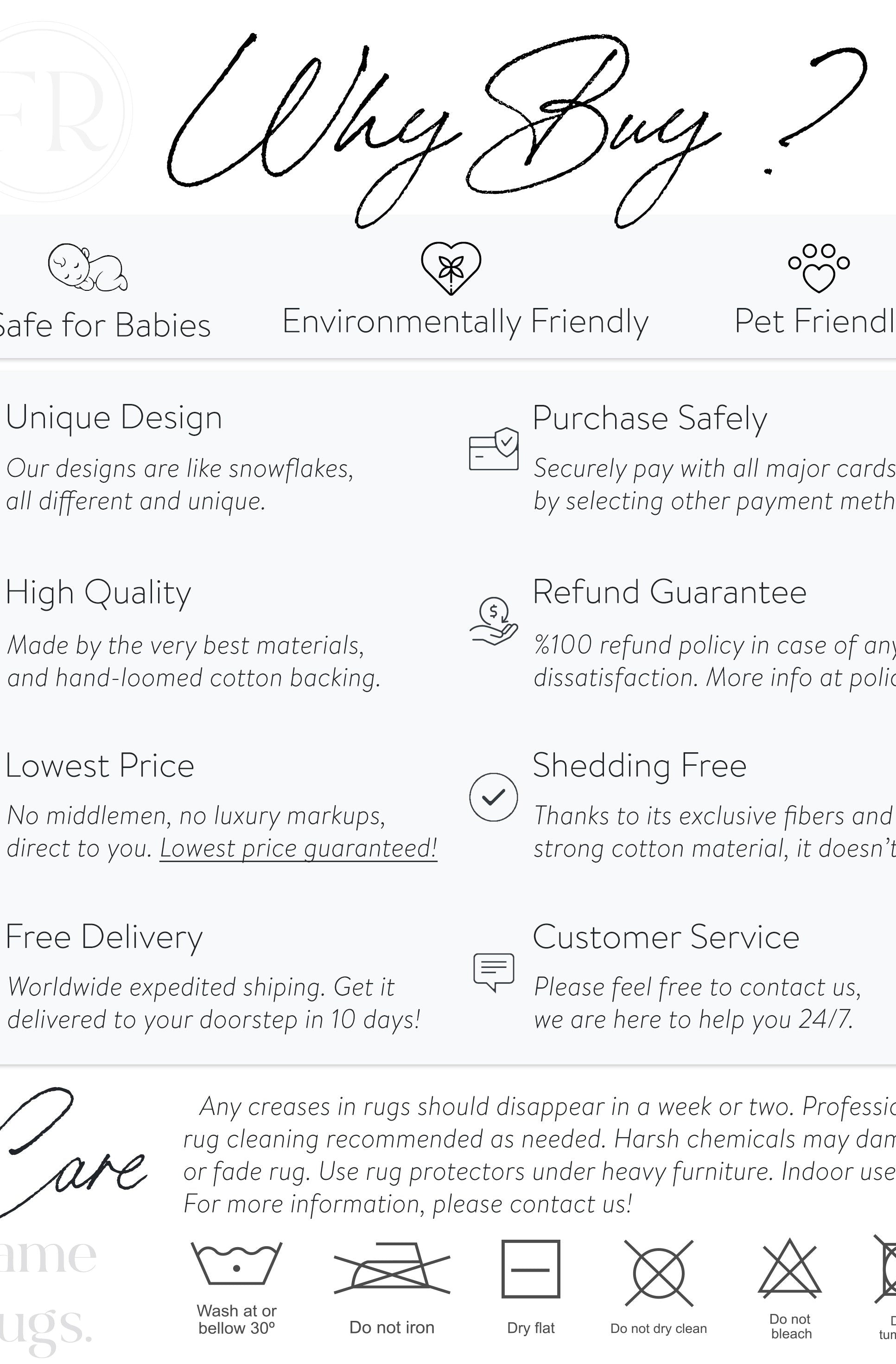 Kiraz Scandinavian Red Coral and Blue Rug