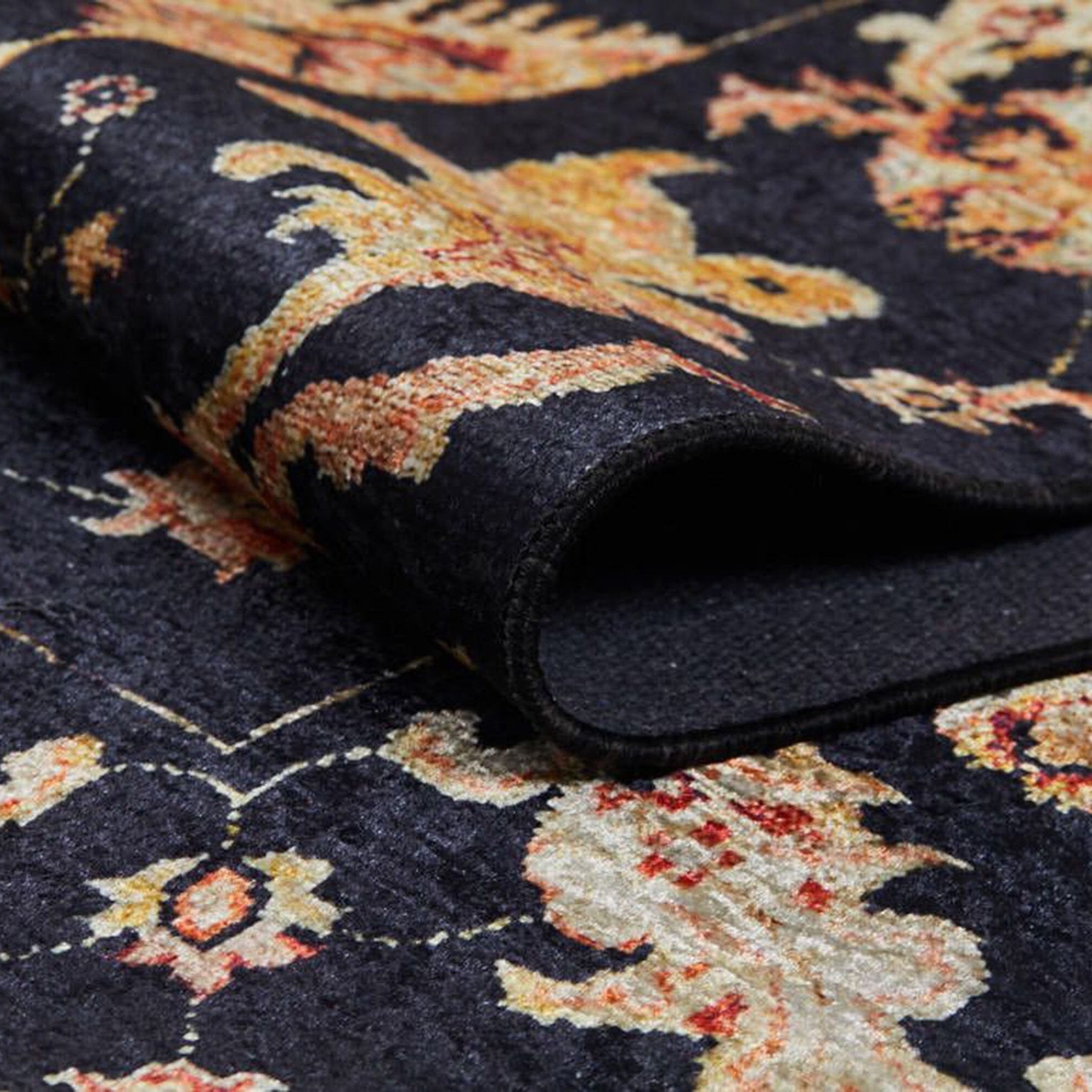 Kita Karabagh Turkish Azerbaijani Black Rug