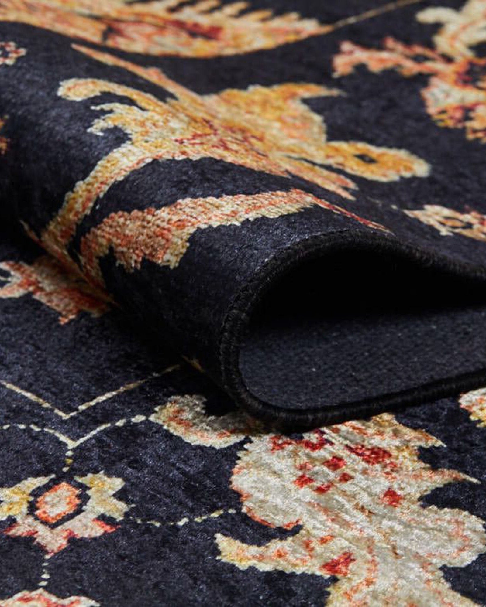 Kita Karabagh Turkish Azerbaijani Black Rug