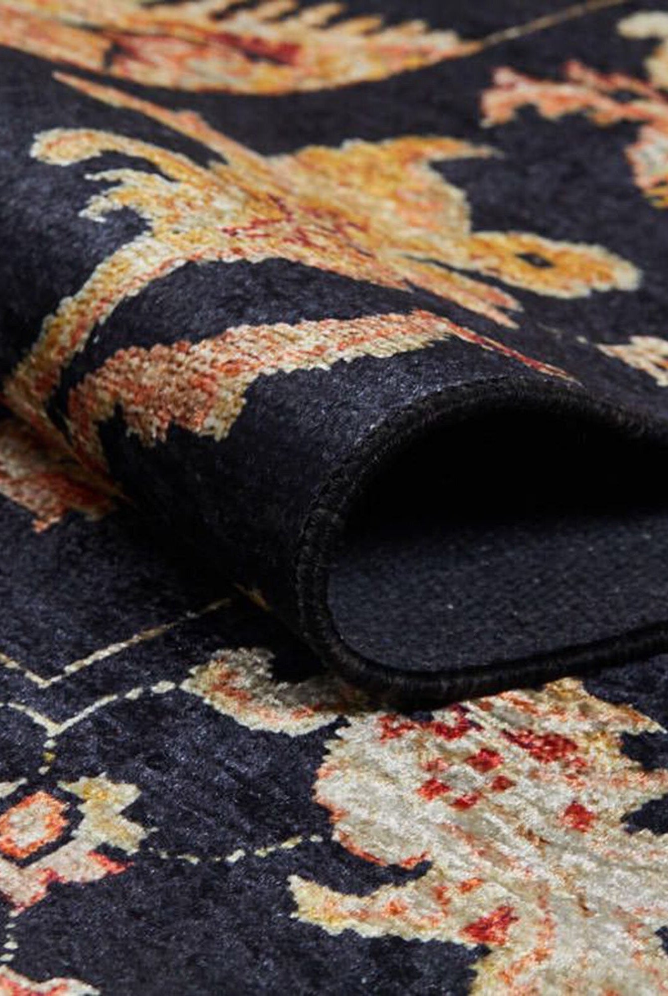 Kita Karabagh Turkish Azerbaijani Black Rug