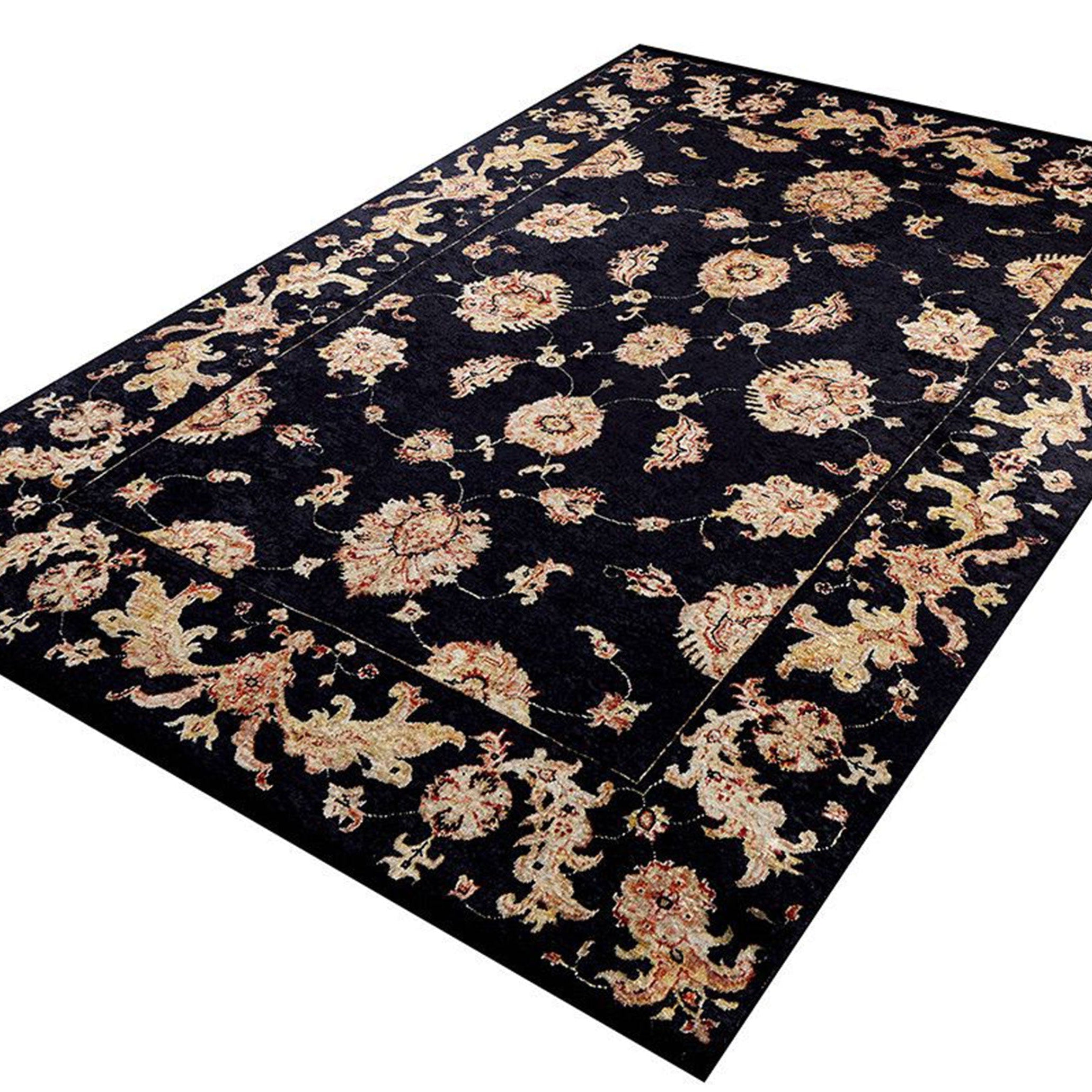 Kita Karabagh Turkish Azerbaijani Black Rug