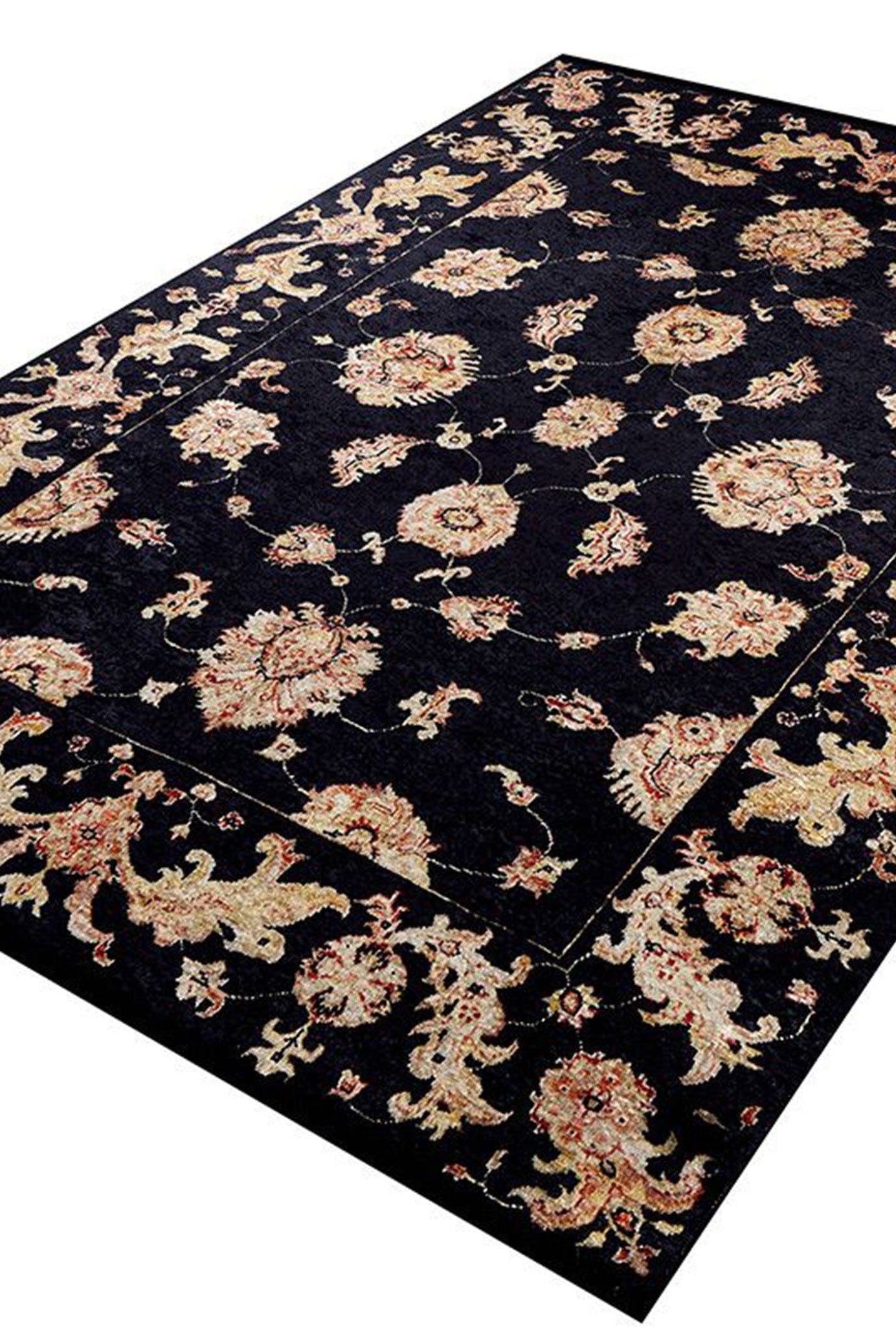 Kita Karabagh Turkish Azerbaijani Black Rug