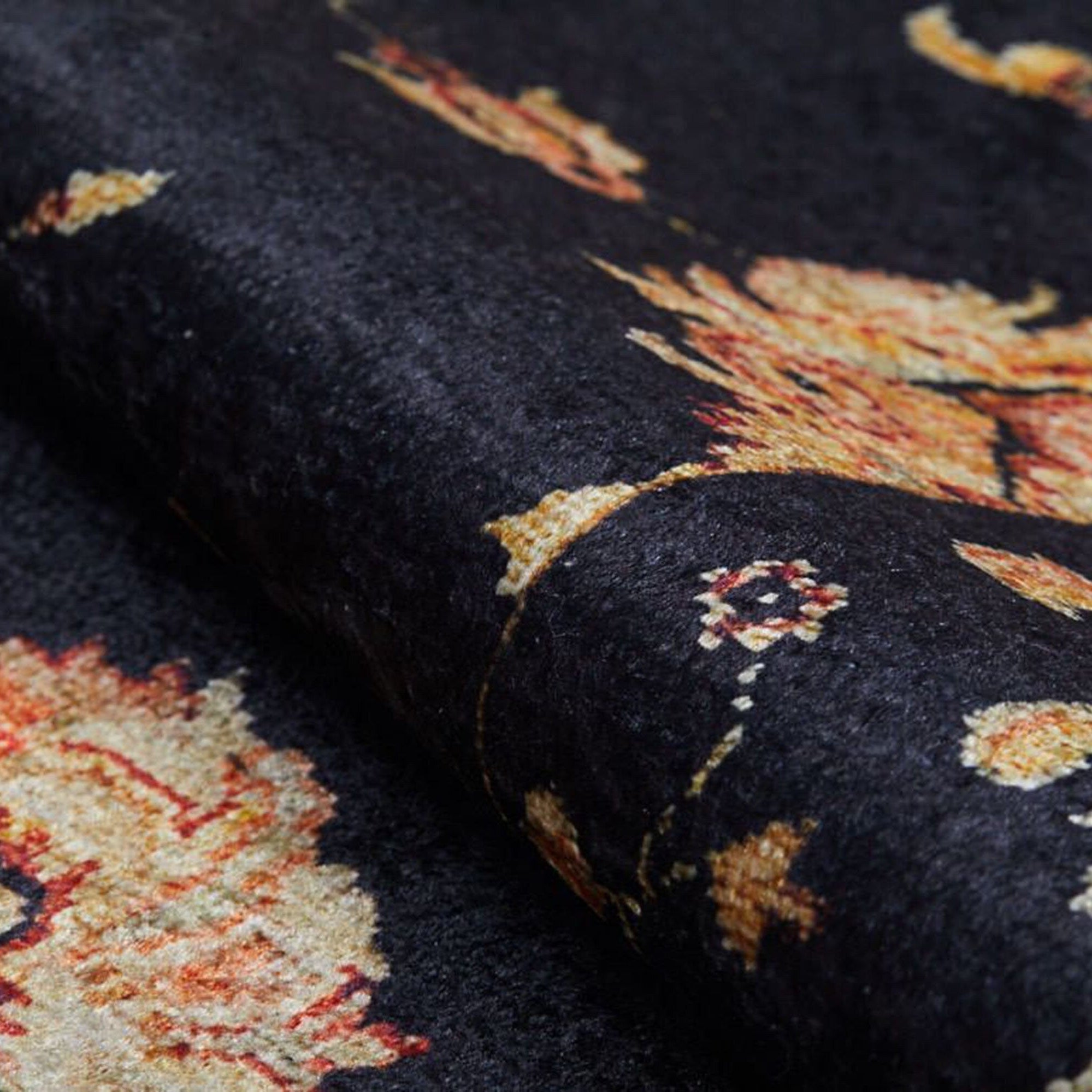 Kita Karabagh Turkish Azerbaijani Black Rug