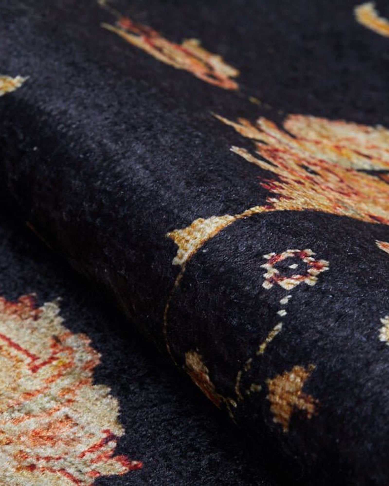 Kita Karabagh Turkish Azerbaijani Black Rug