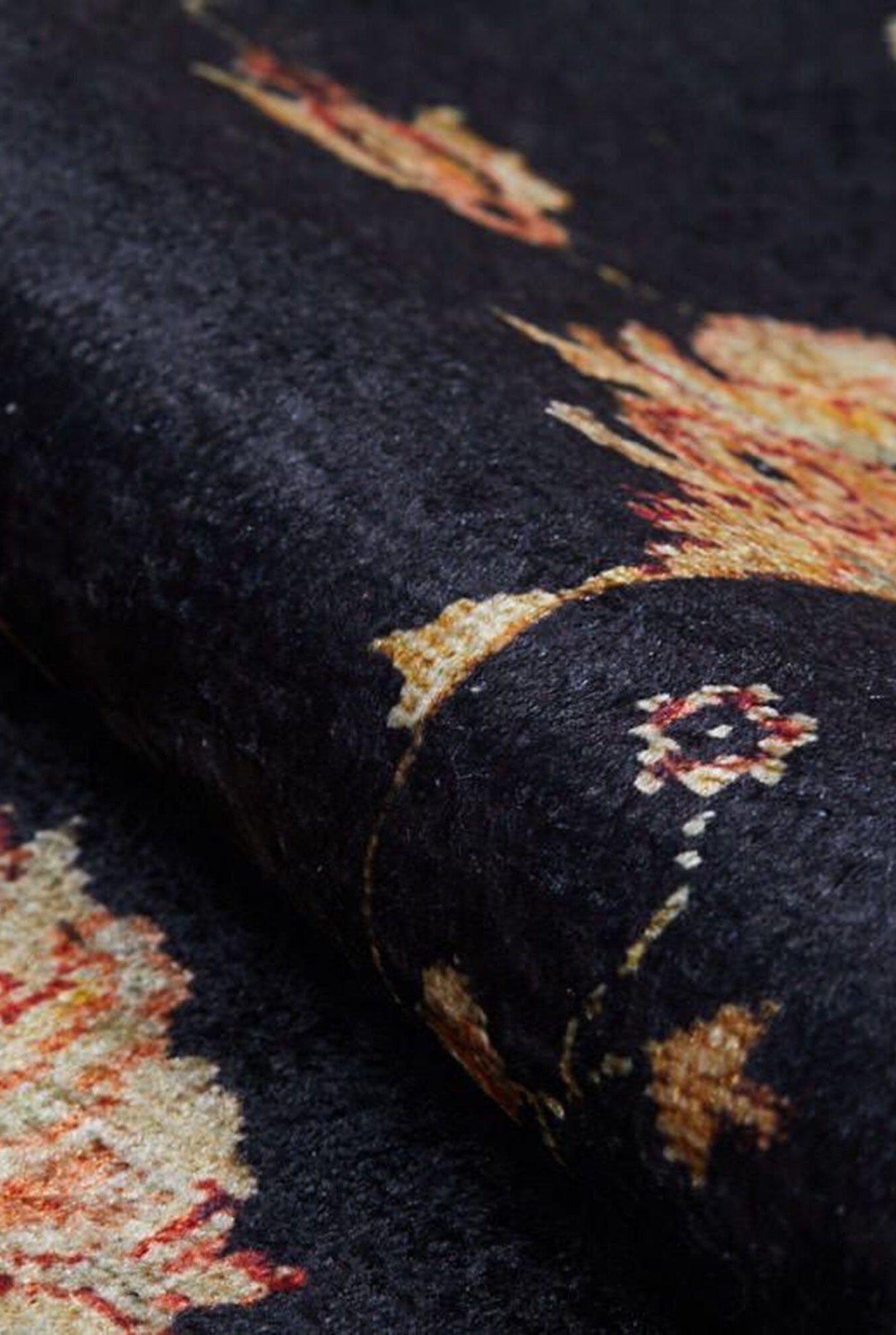 Kita Karabagh Turkish Azerbaijani Black Rug