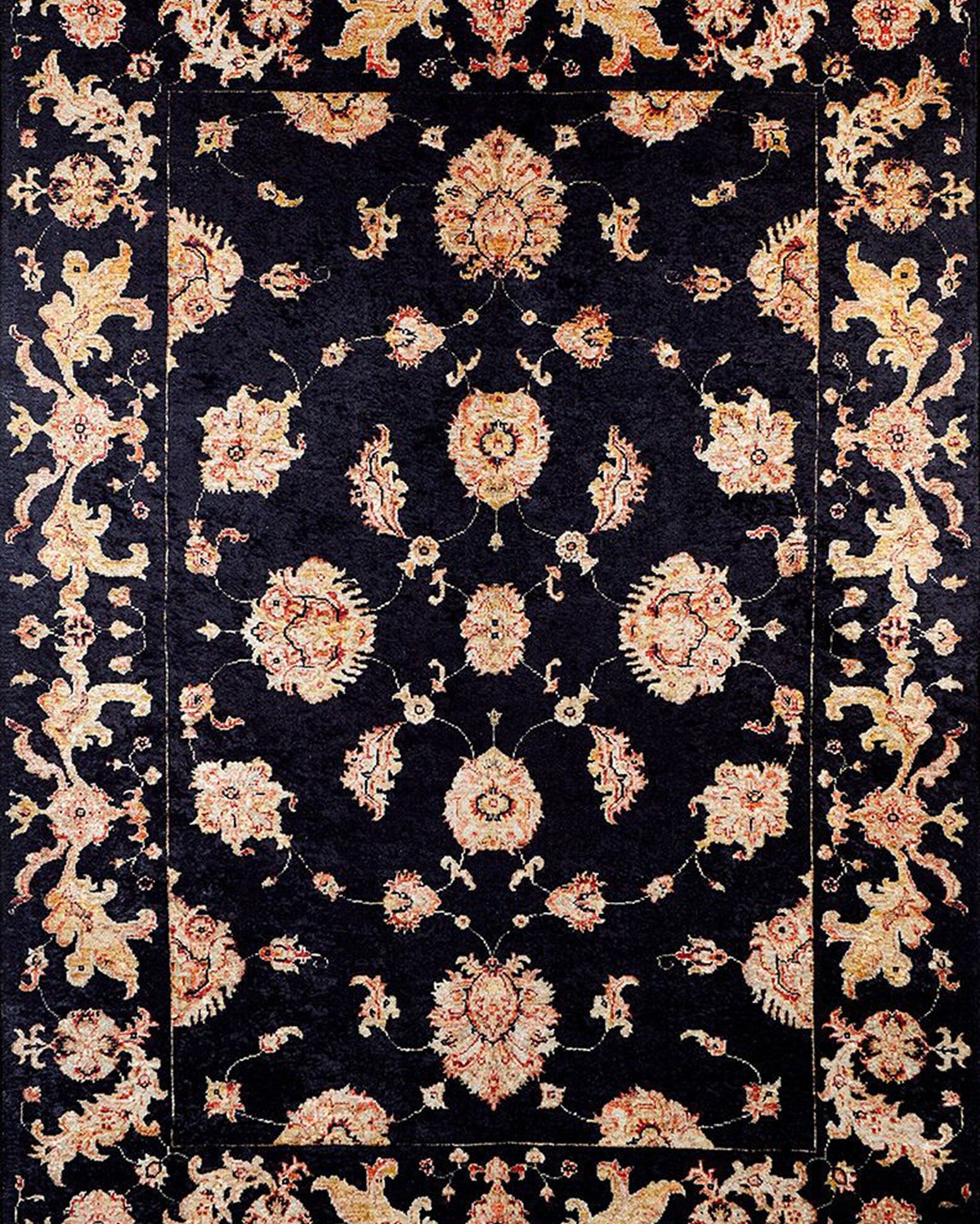 Kita Karabagh Turkish Azerbaijani Black Rug