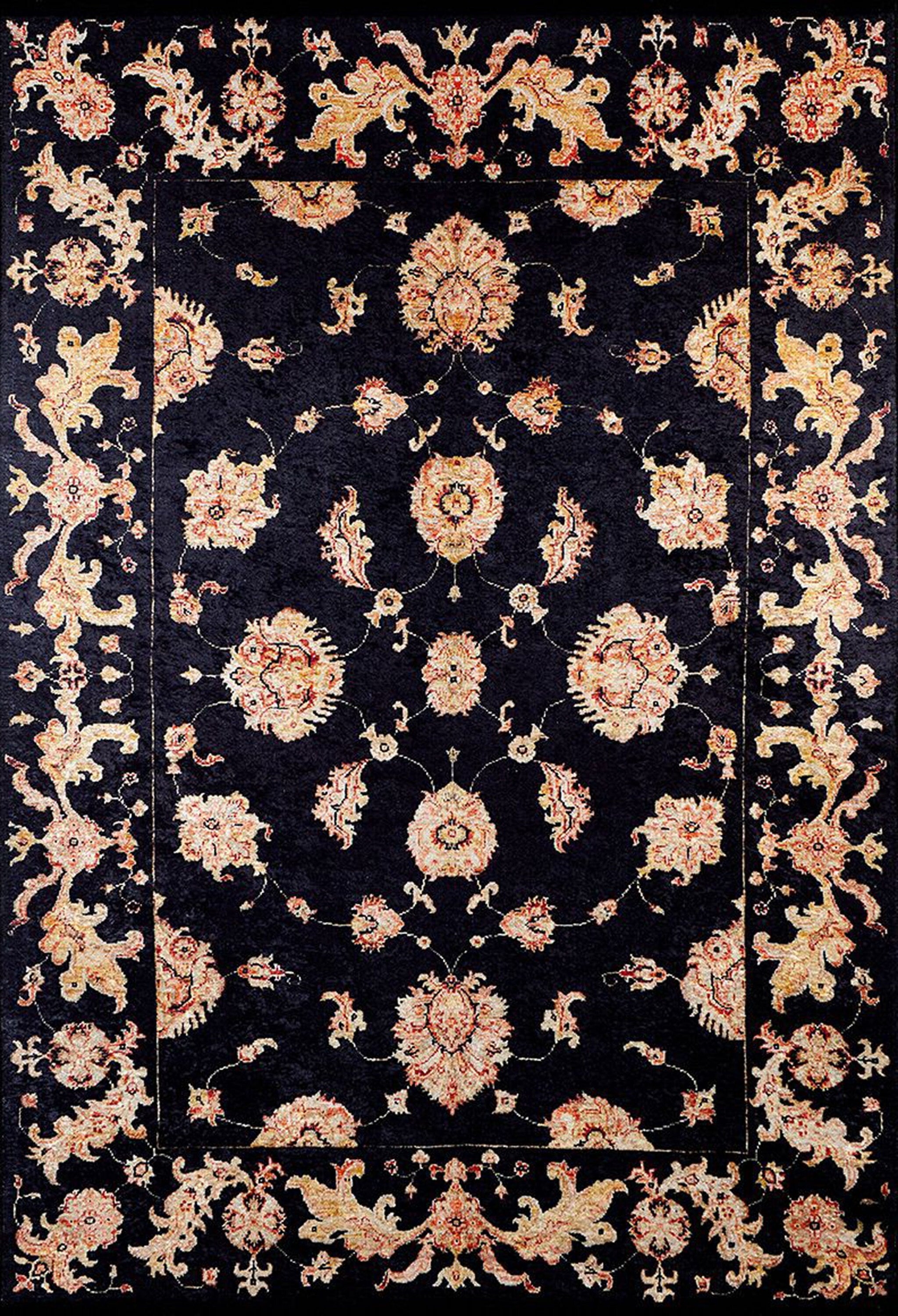Kita Karabagh Turkish Azerbaijani Black Rug