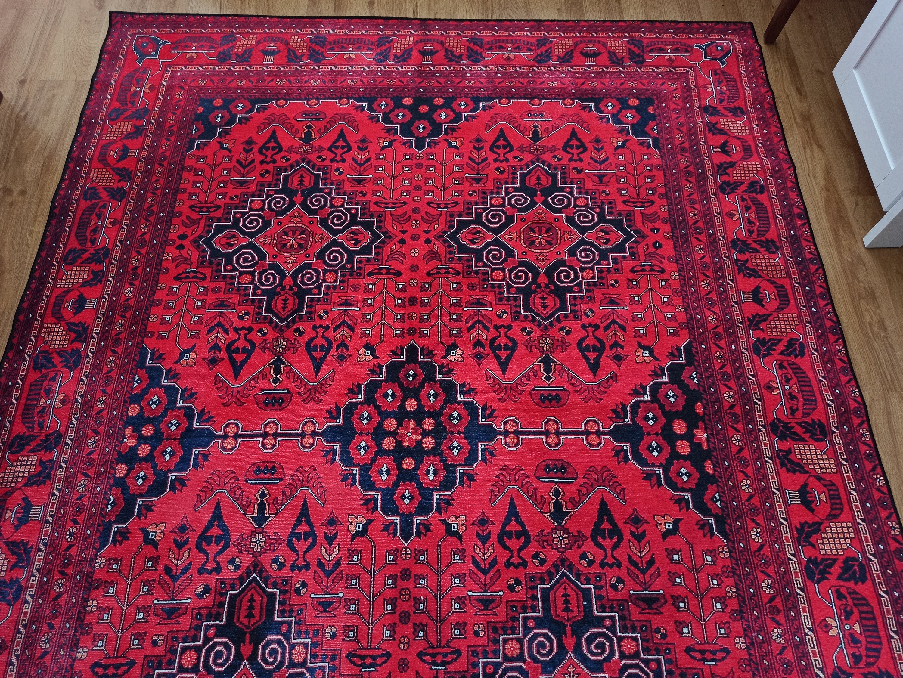 Klara Rug Turkish Red Blue Rug