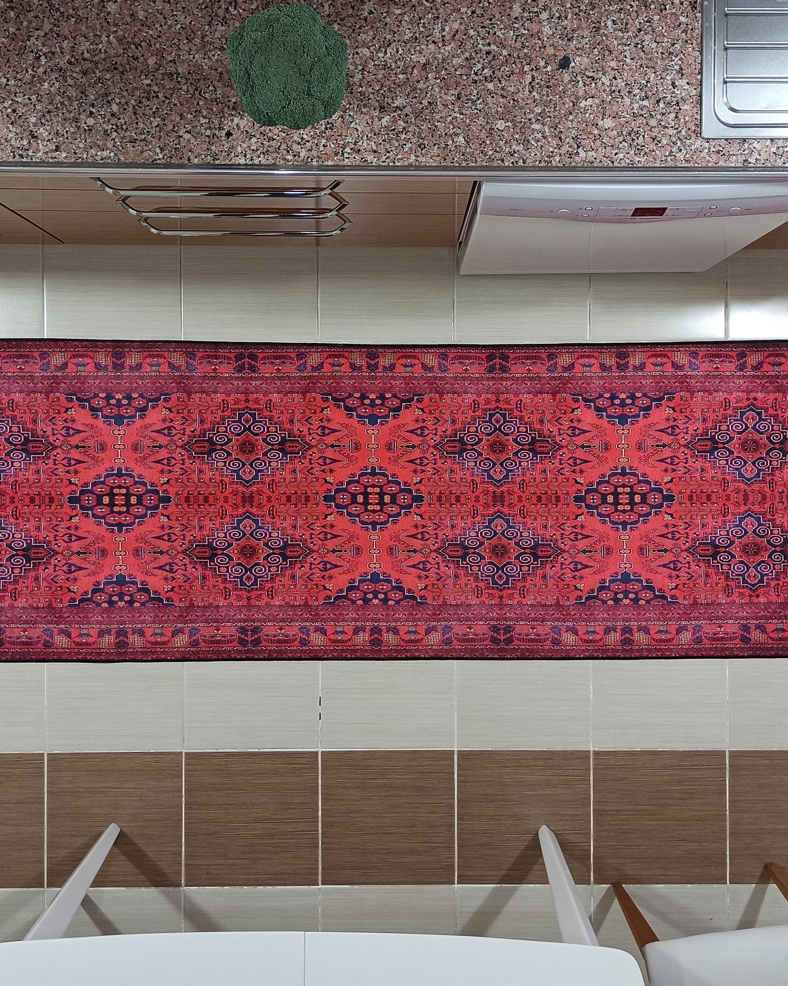 Klara Rug Turkish Red Blue Rug