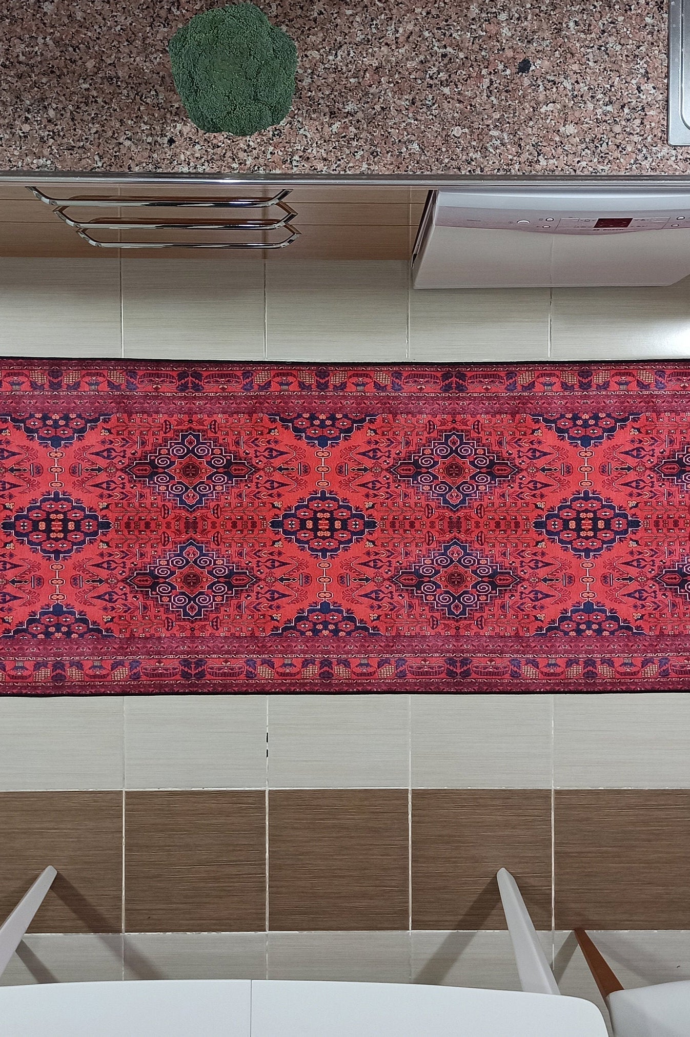 Klara Rug Turkish Red Blue Rug